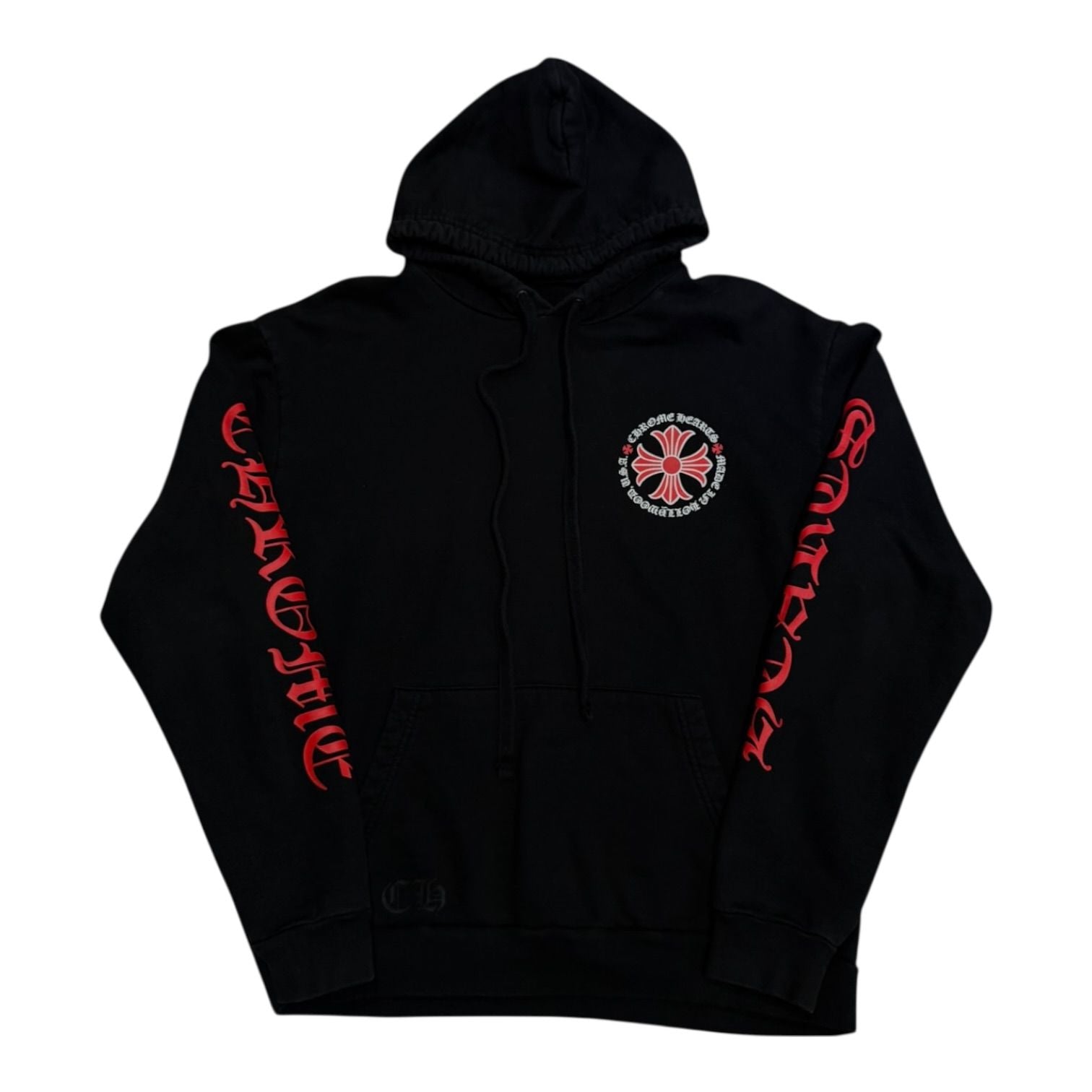 Chrome Hearts Made In Hollywood Plus Hoodie Black/Red - Gently Used