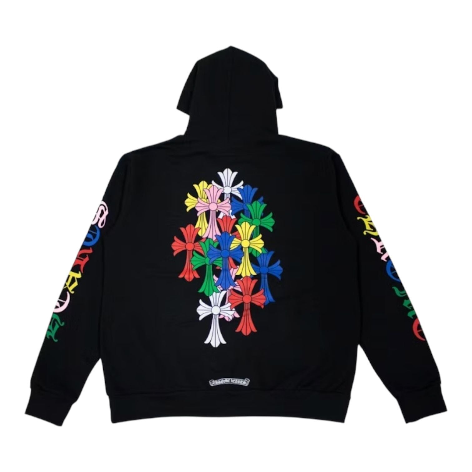 Chrome Hearts Multi Color Cross Cemetery Hoodie Black