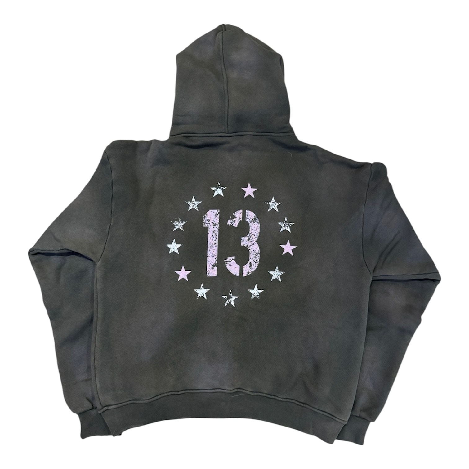 Thirteen Studios Star Hoodie Faded Charcoal