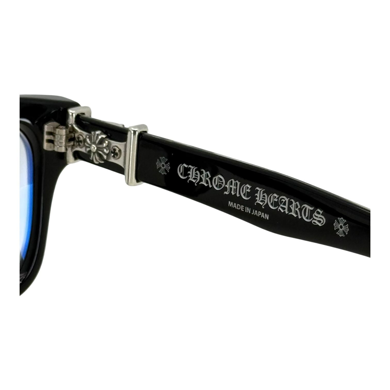 Chrome Hearts Vagillionaire II Black/Sterling Silver Glasses