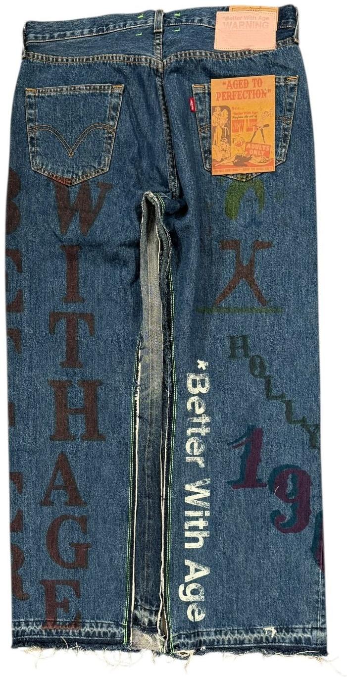 Better With Age Harrison Double-Wide Denim Multi #3