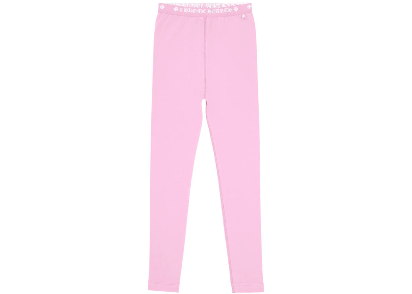 Chrome Hearts Logo Leggings Baby Pink