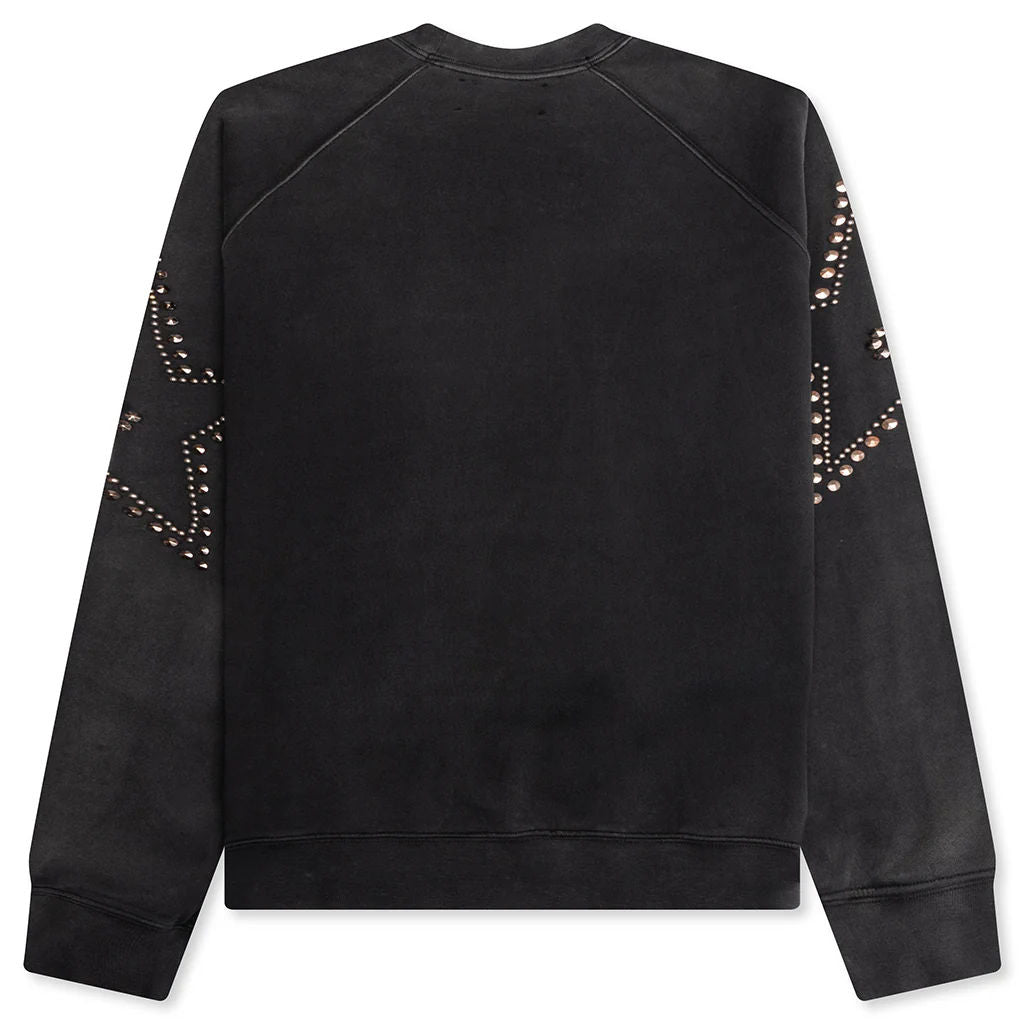 Satoshi Nakamoto Star Studded Oversized Crewneck