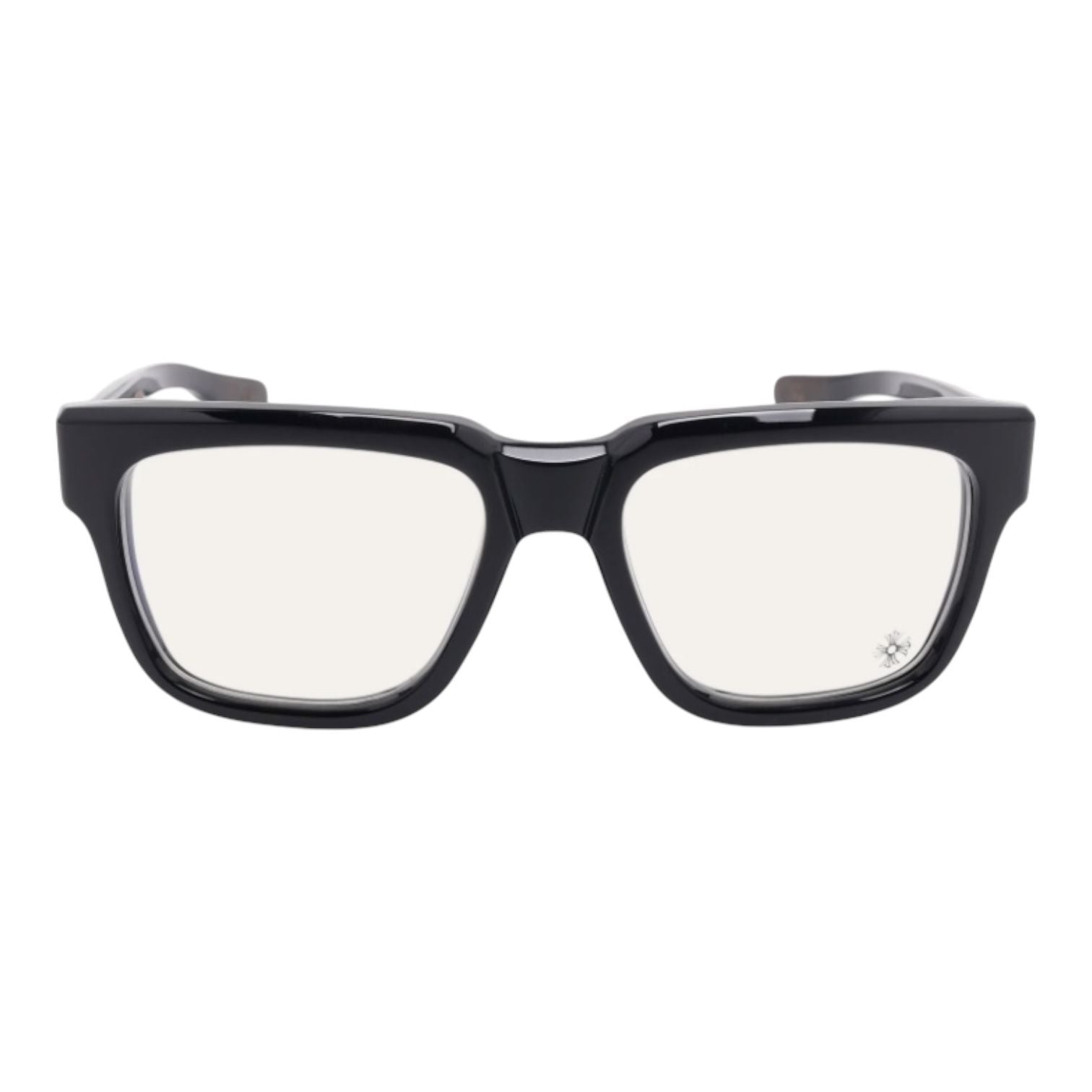 Chrome Hearts Box Officer Black/18k Gold Plated Glasses