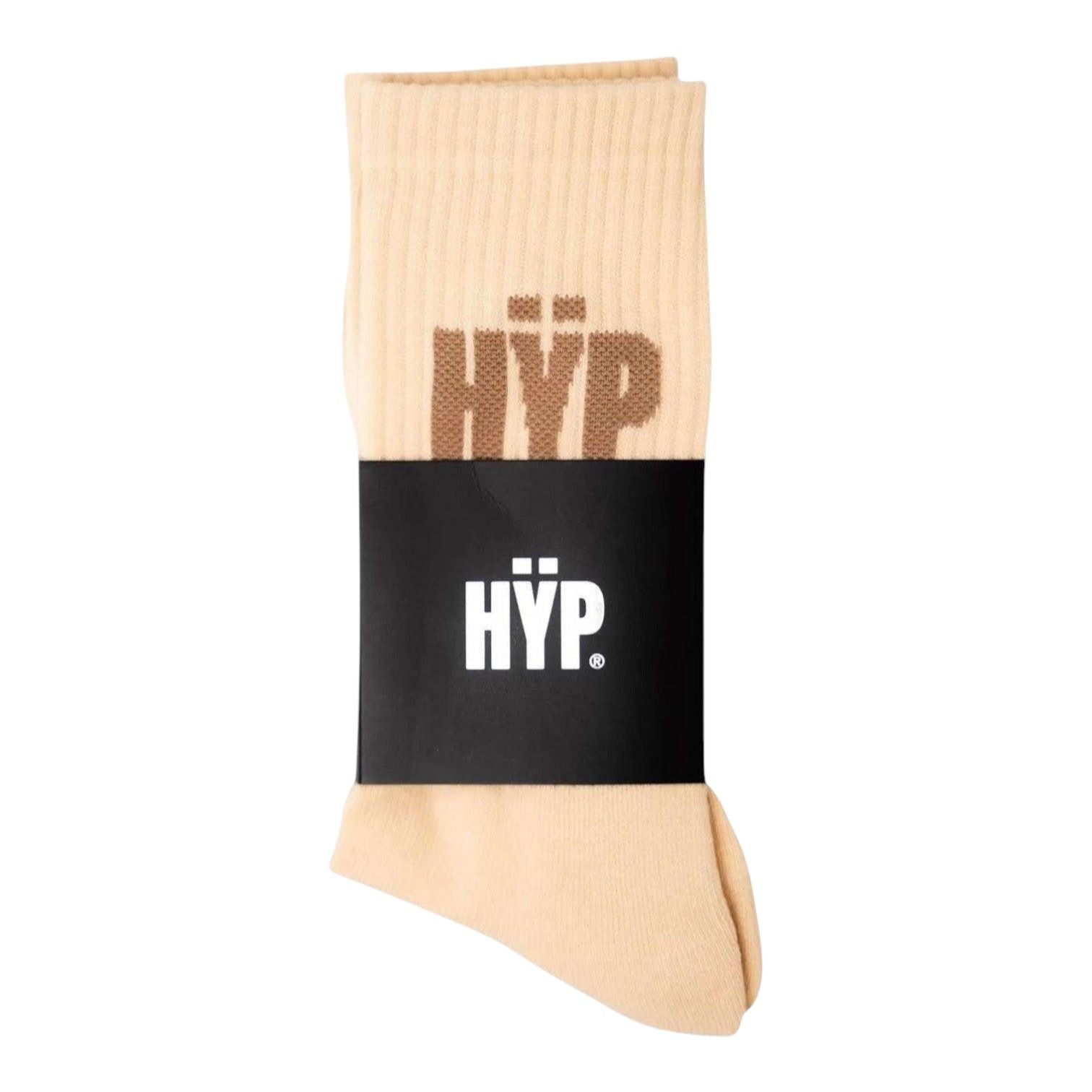 HŸP Crew Socks Beige Mocha