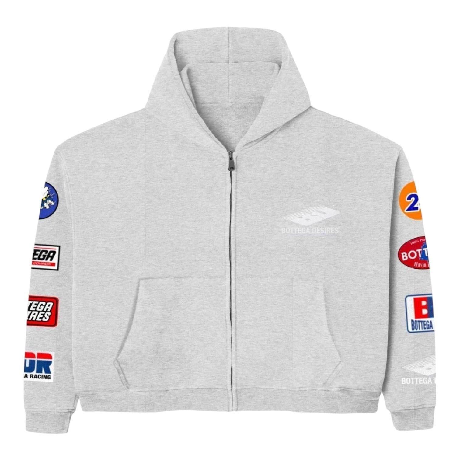 Bottega Desires Patches Jacket Grey