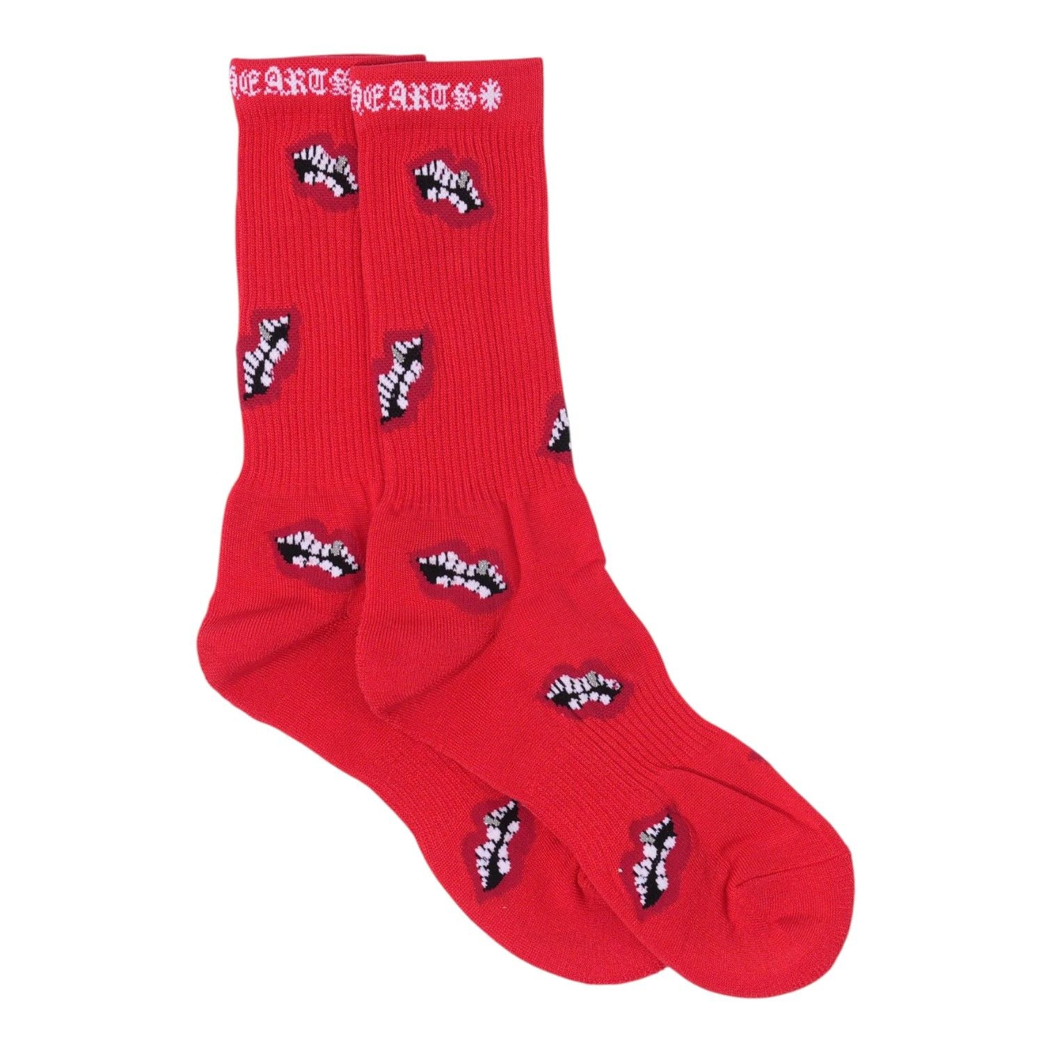 Chrome Hearts Chomper Socks Red