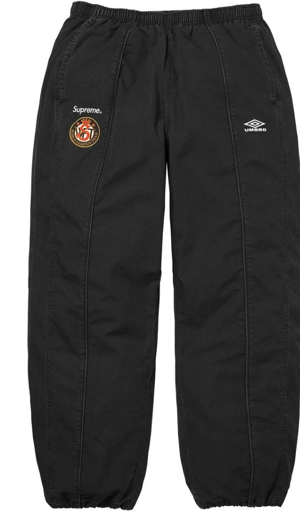 Supreme Umbro Cotton Ripstop Track Pant Black