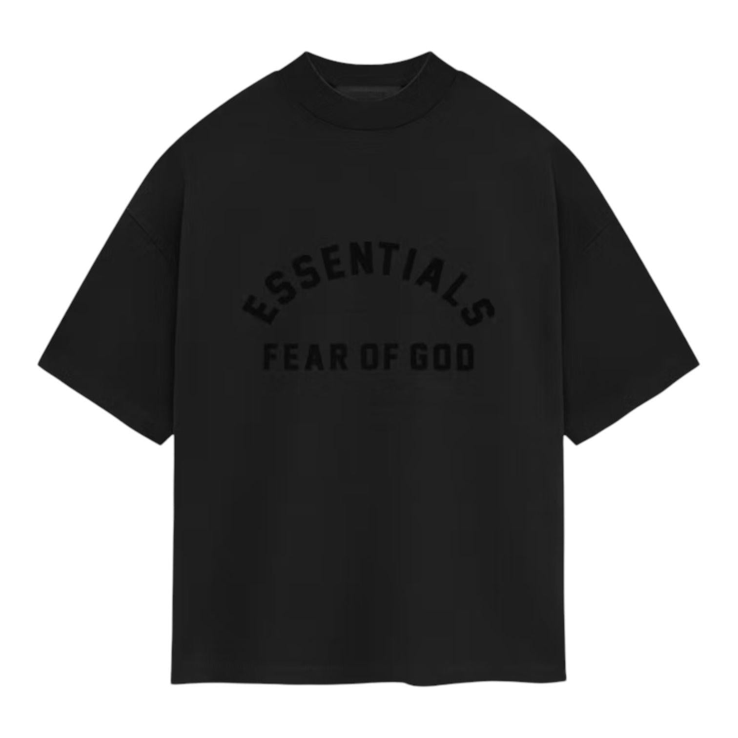 Fear of God Essentials Heavy Jersey Crewneck Tee Jet Black