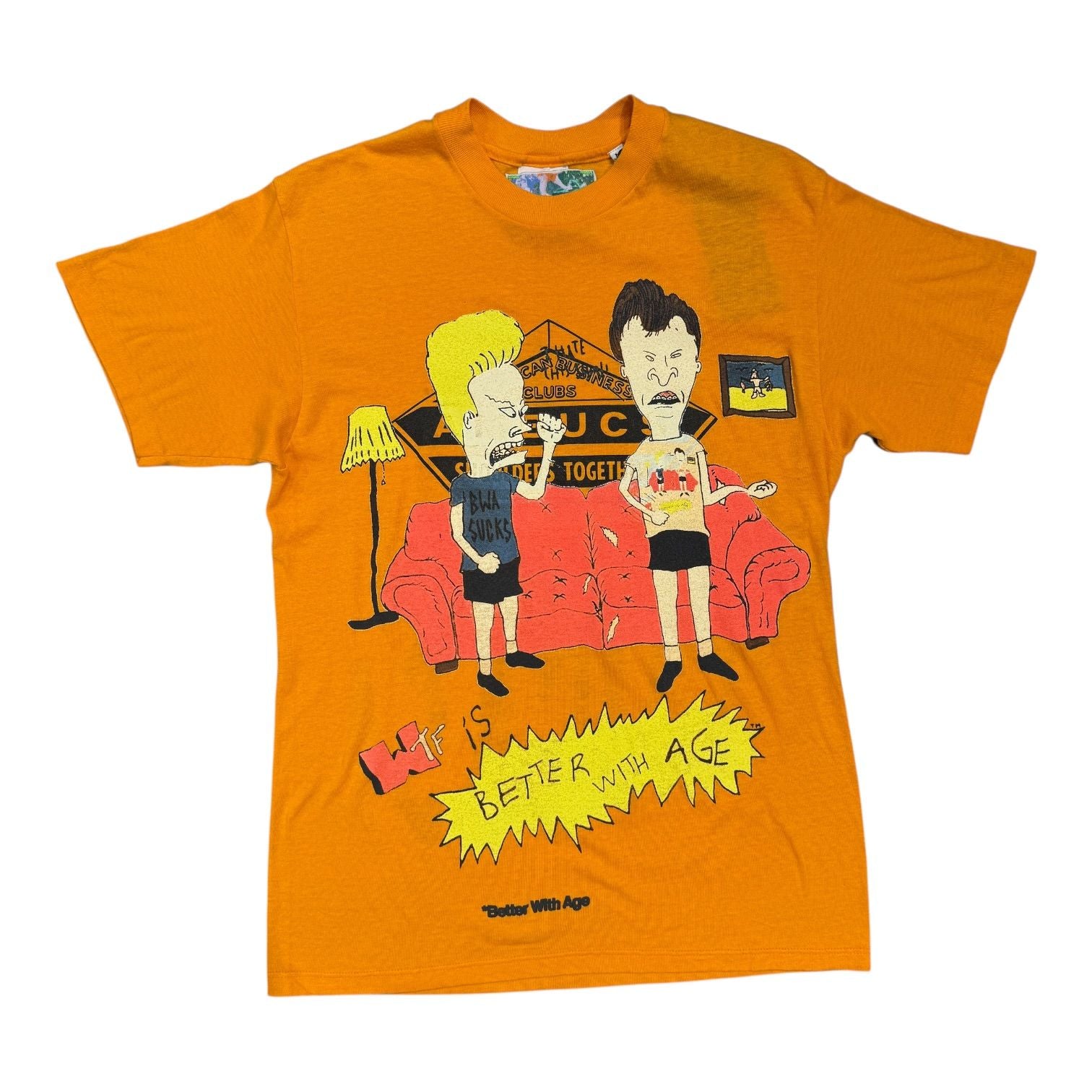 Better With Age Dumb T-Shirt Yellow