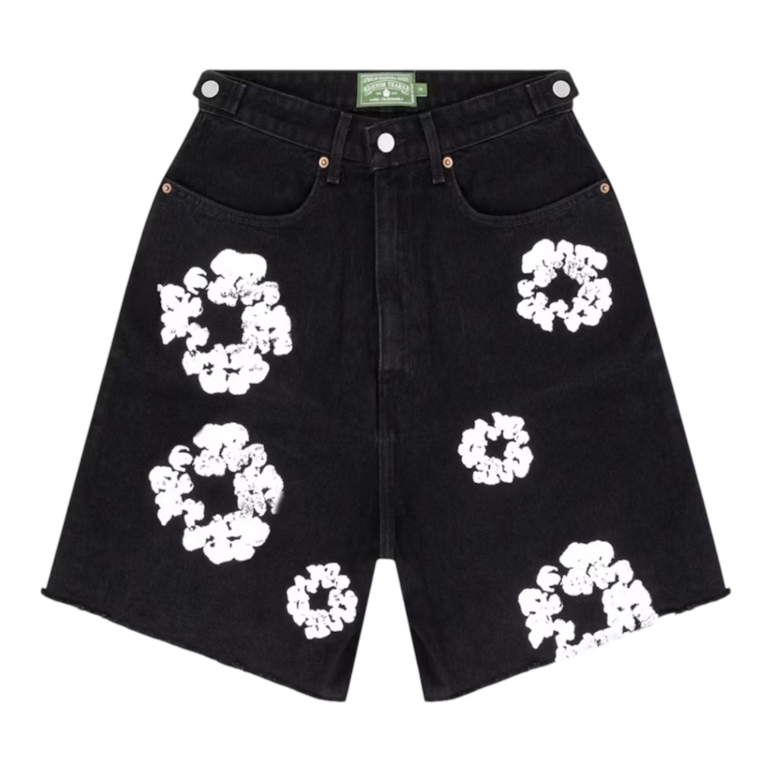 Denim Tears The Cotton Wreath Jean Short Black