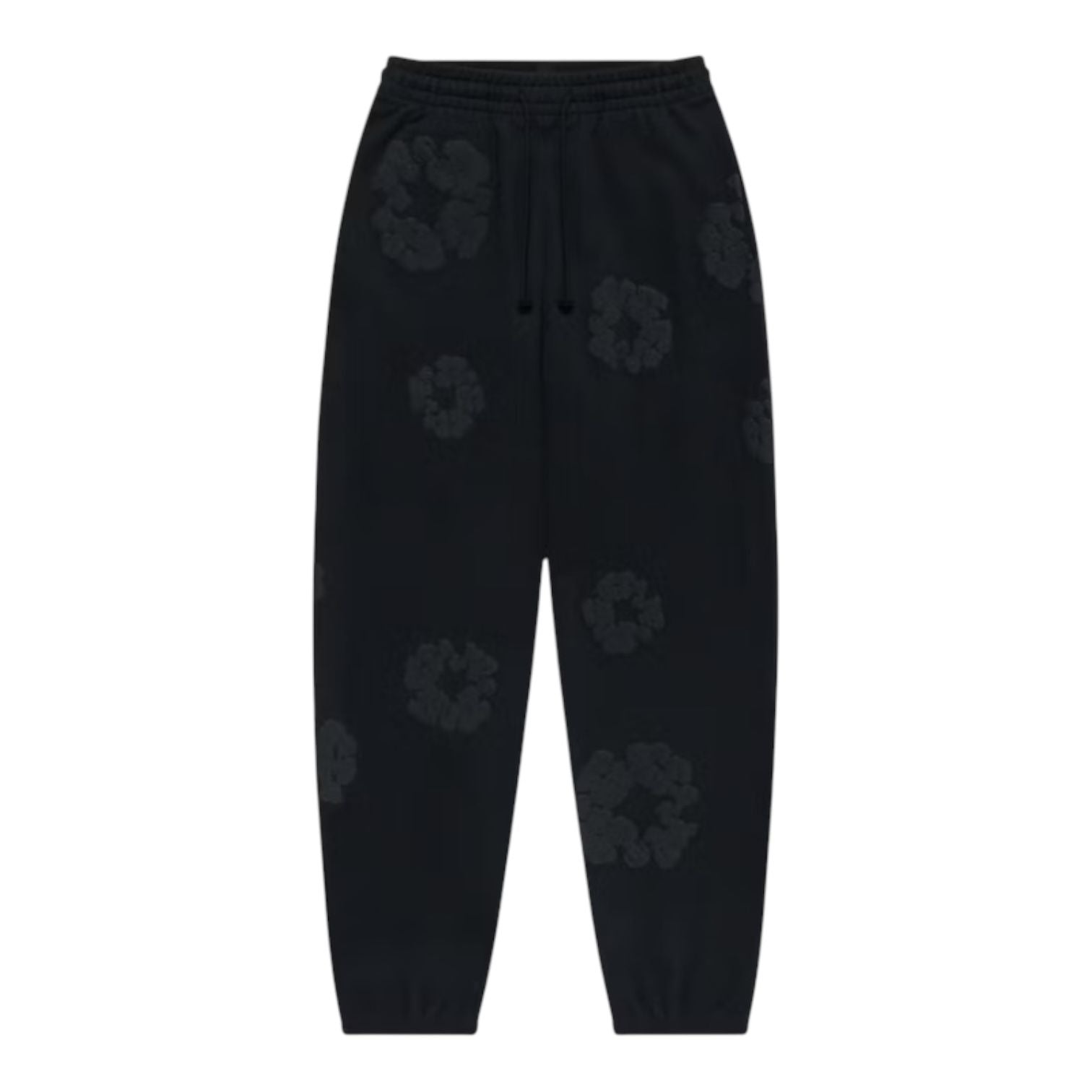 Denim Tears Cotton Wreath Sweatpants Black Monochrome