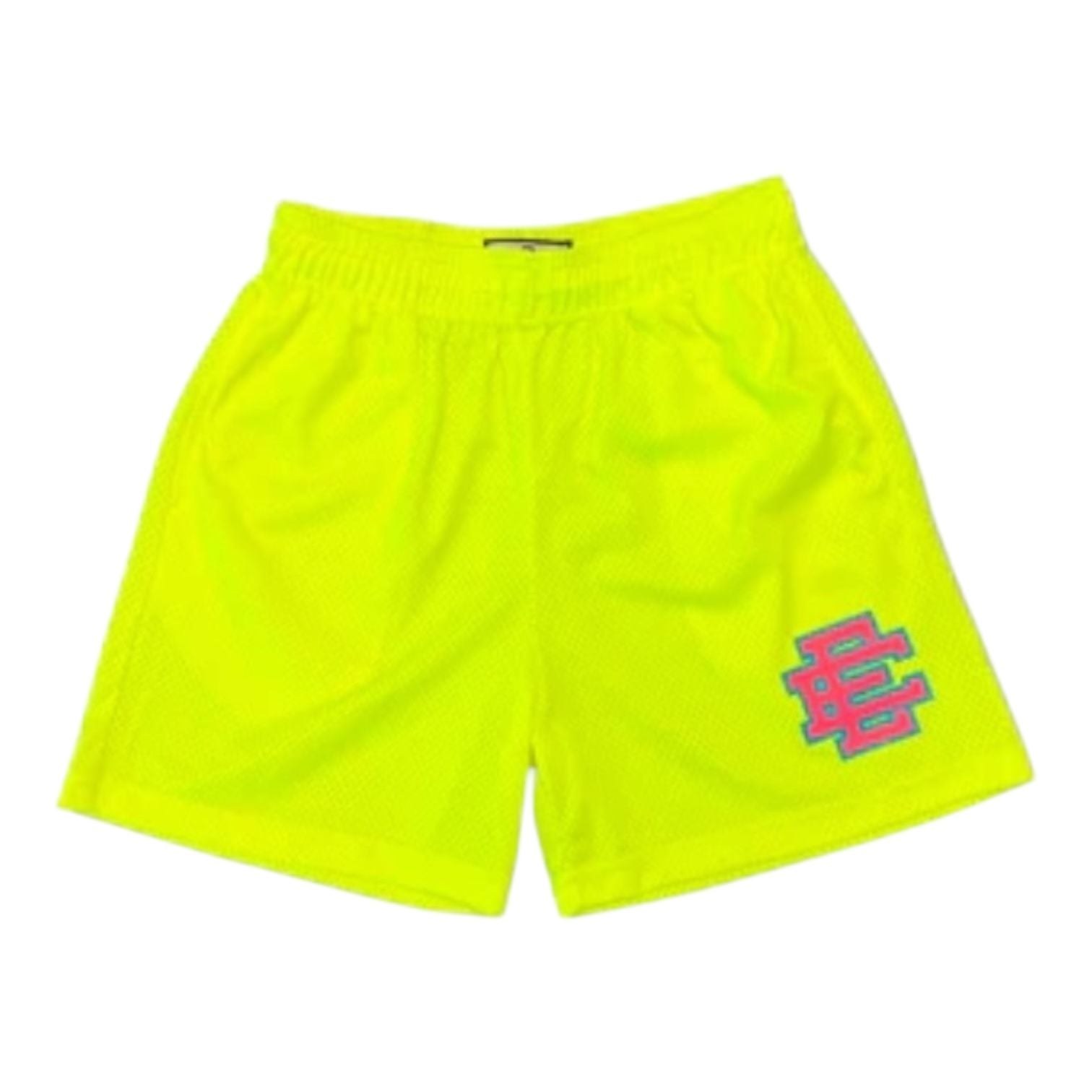 Eric Emanuel EE Neon Green/Pink Shorts