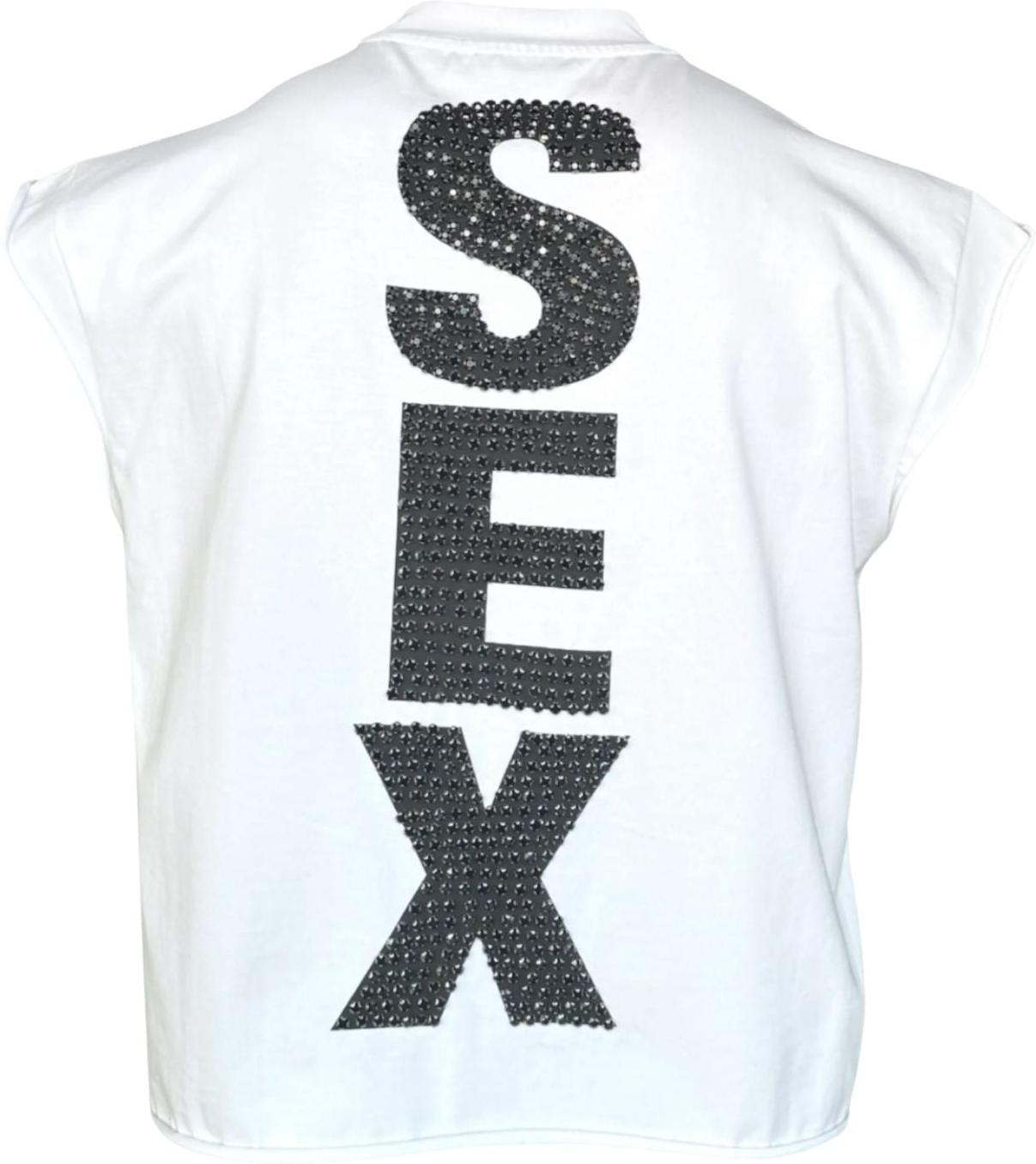 Matière de Désirs Madonna Cutoff T-Shirt White
