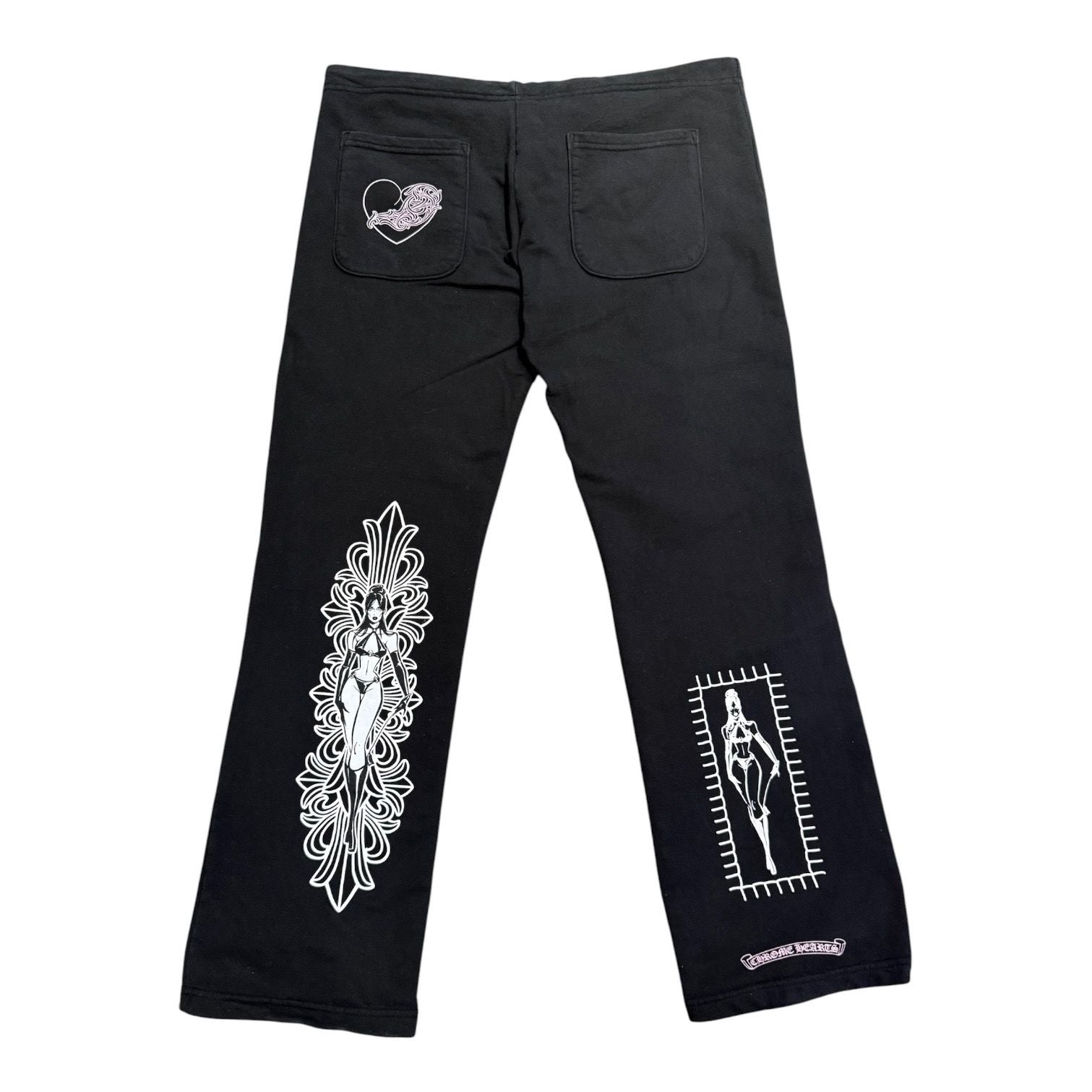 Chrome Hearts x Deadly Doll Miami Art Basel Exclsuive Sweatpants Black - Like New