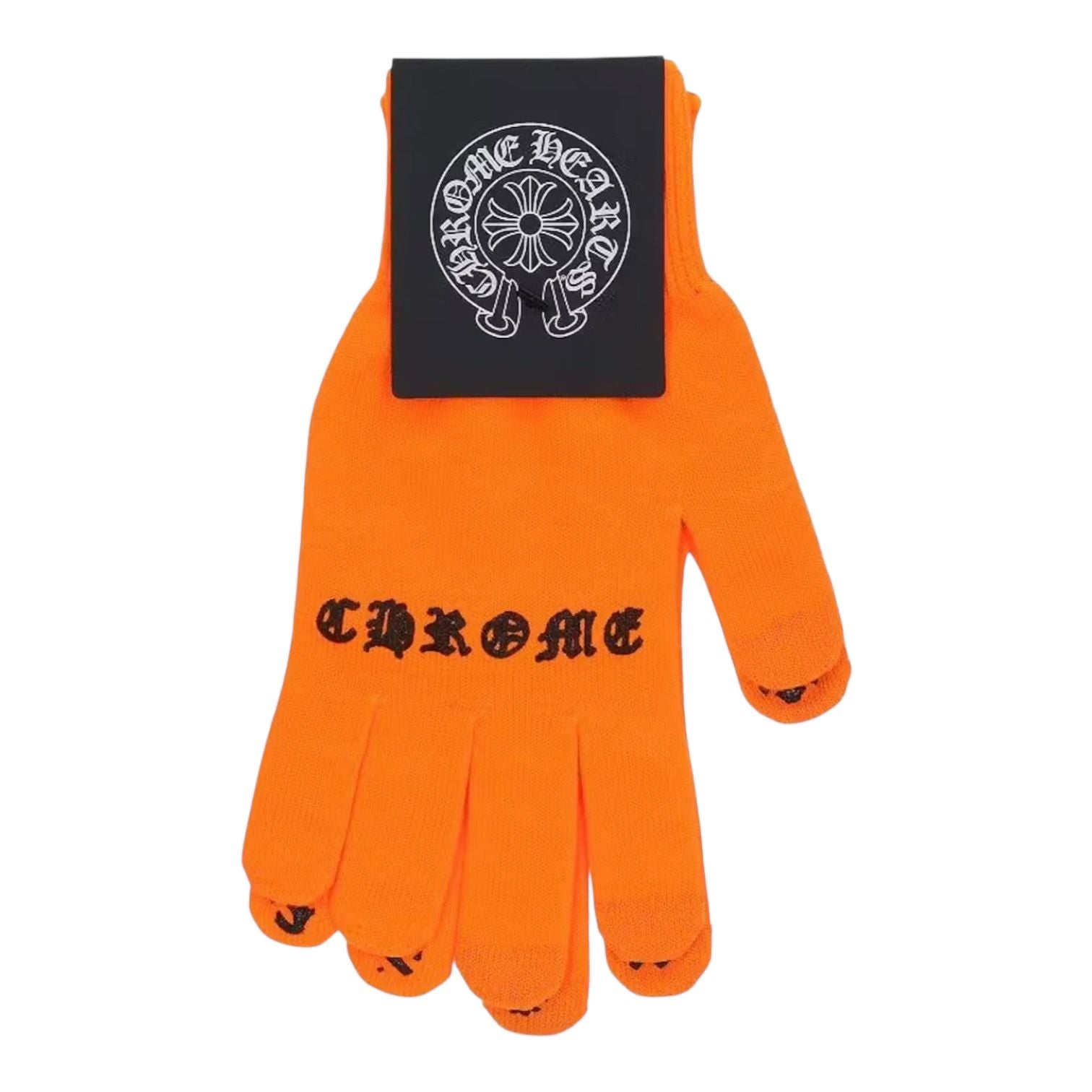 Chrome Hearts Checkmate Work Gloves Orange
