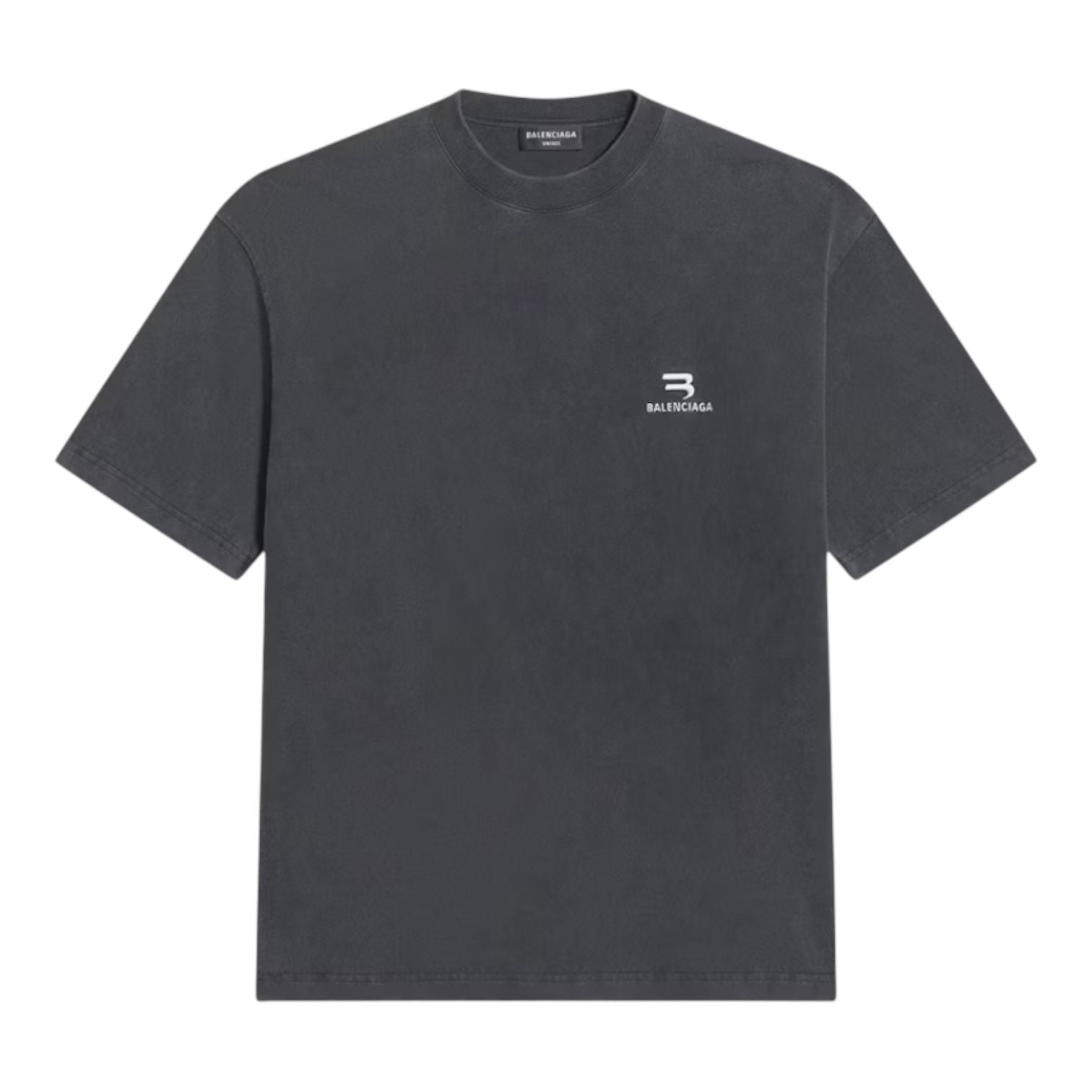 Balenciaga Sporty B Medium Fit T-Shirt Black/White