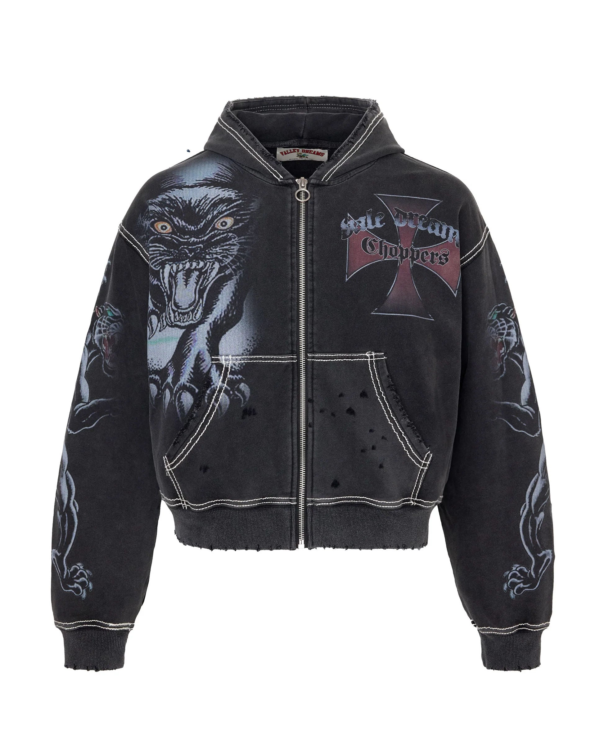 Vale Forever Hardy Boyz Zip Up Hoodie