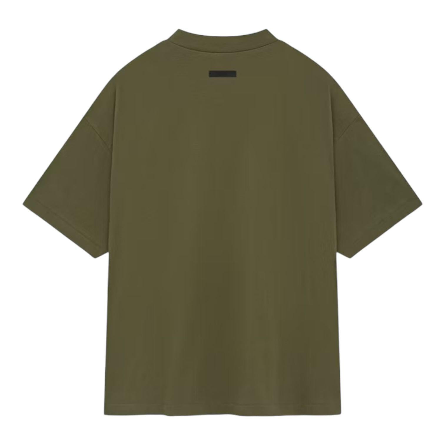 Fear of God Essentials Jersey Crewneck Tee Military