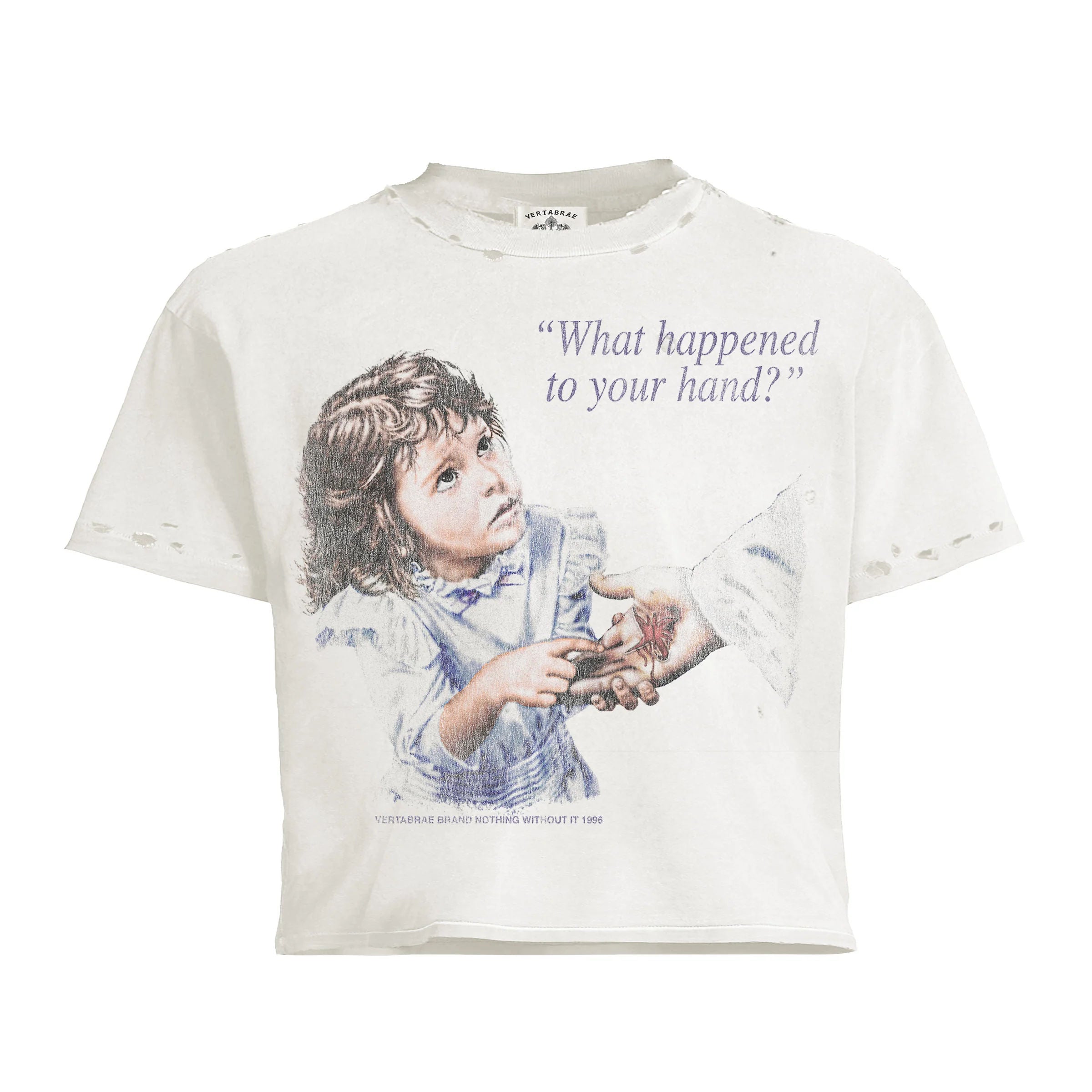 Vertabrae What Happened T-Shirt White