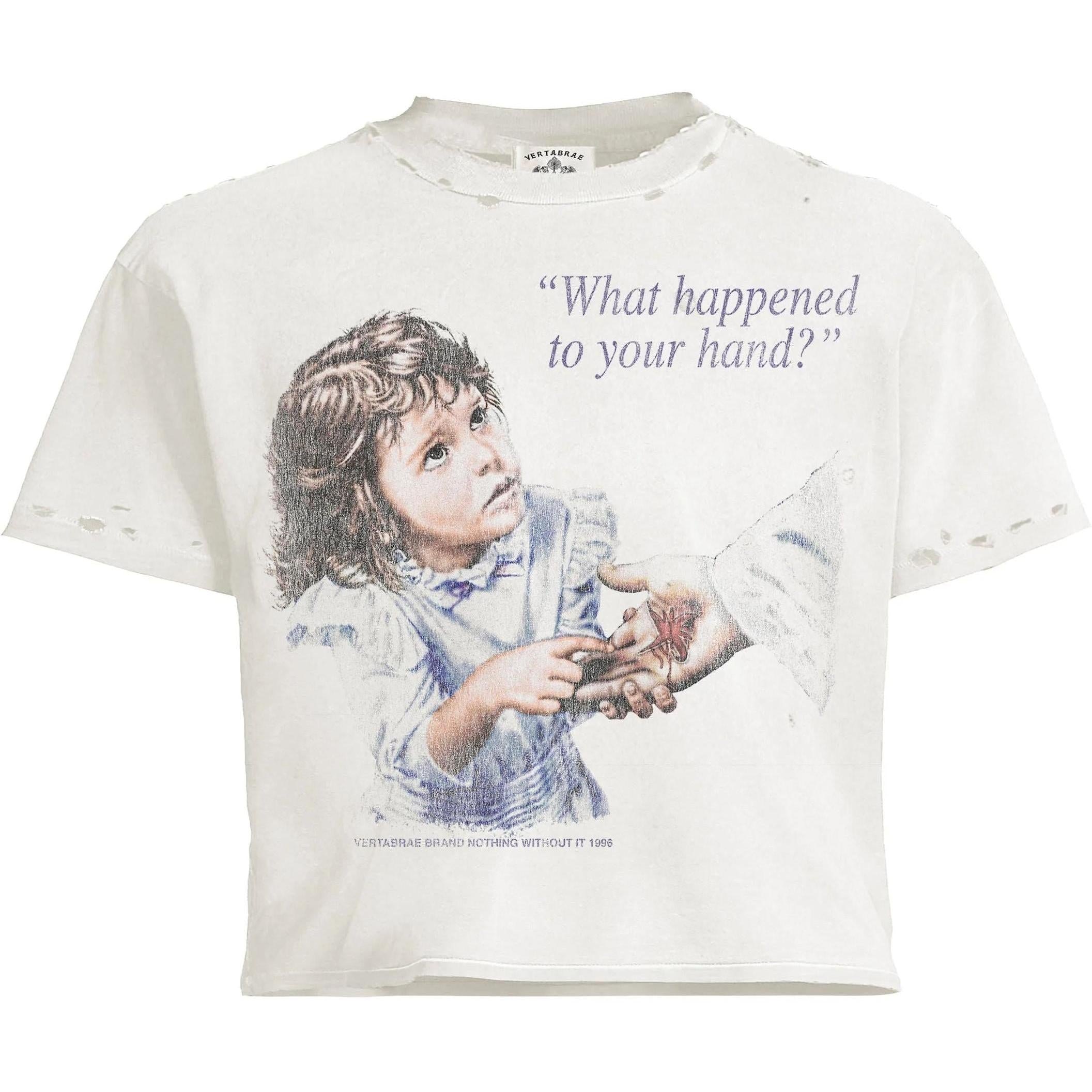 Vertabrae What Happened T-Shirt White