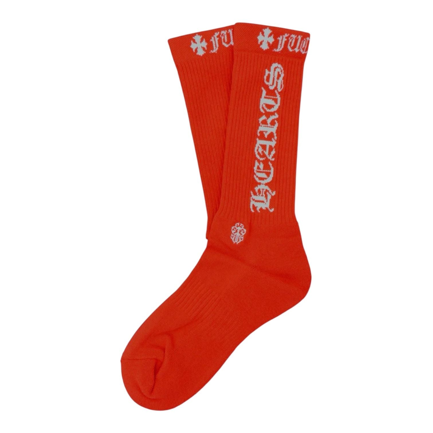 Chrome Hearts Red Logo Socks