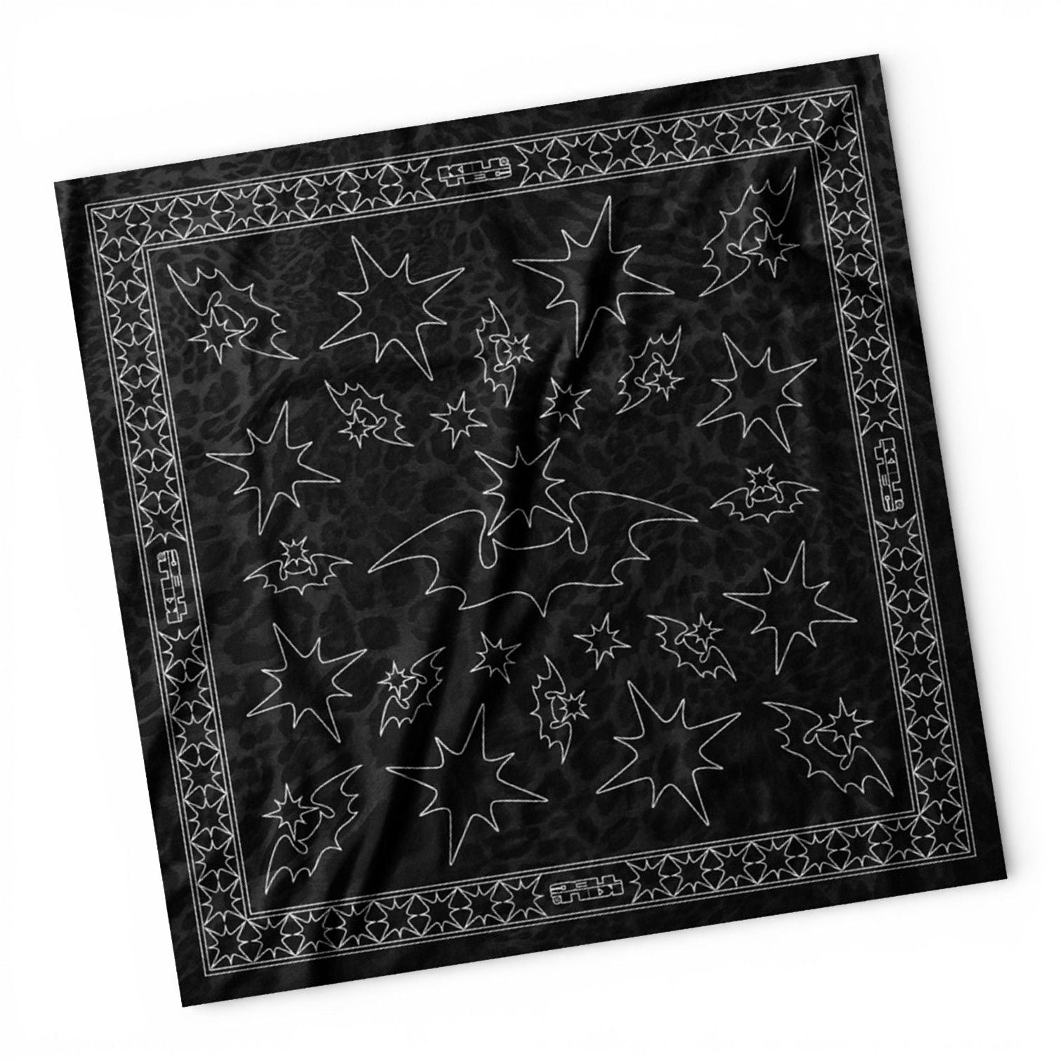 Killtec Black Leopard Bandana