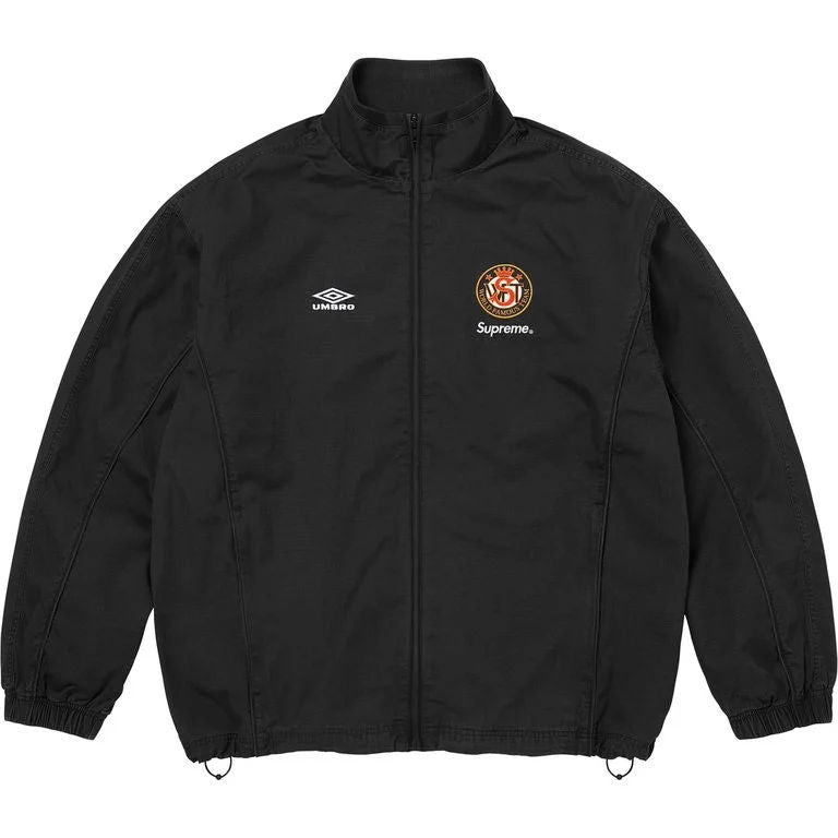 Supreme Umbro Cotton Ripstop Track Jacket Black