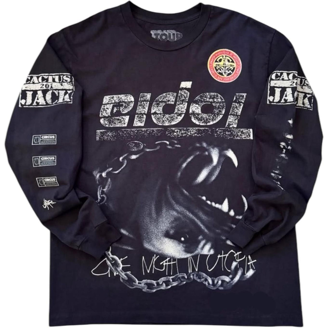 Travis Scott Metlife L/S T-Shirt Black