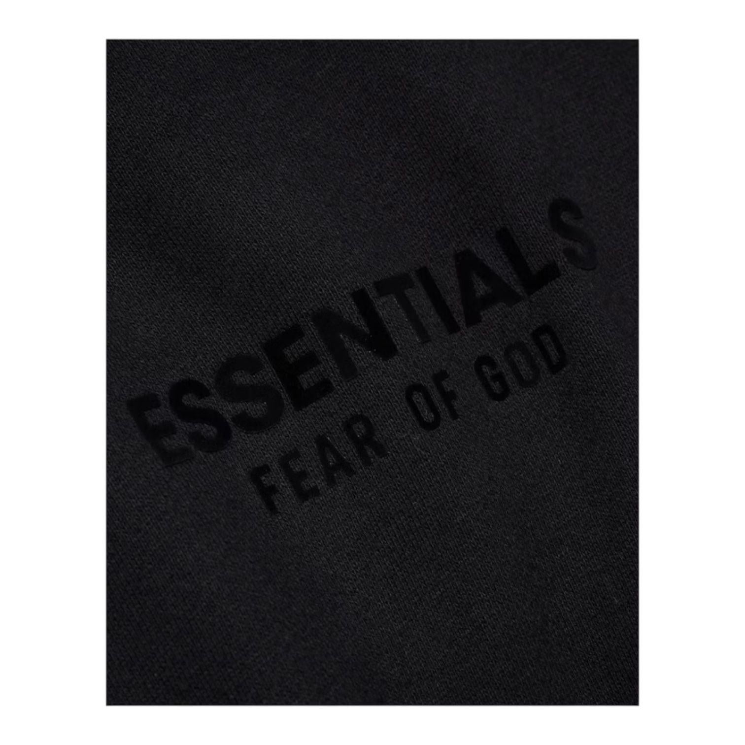 Fear of God Essentials Hoodie Jet Black
