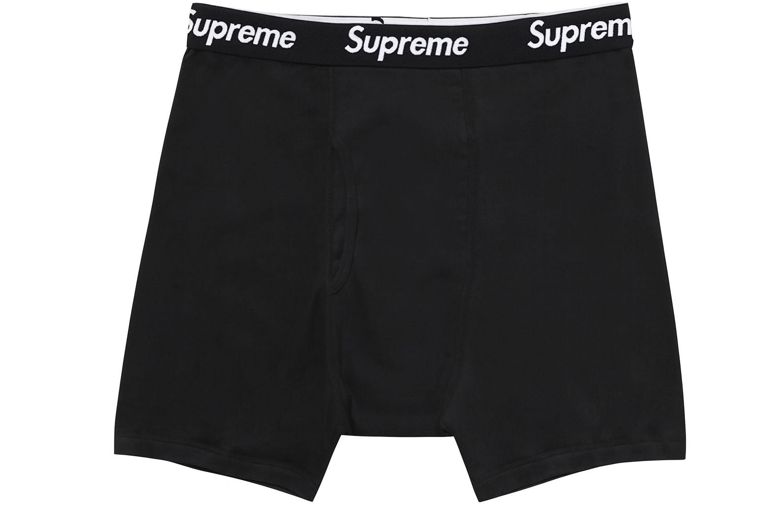 Supreme Hanes Boxer Brief Black