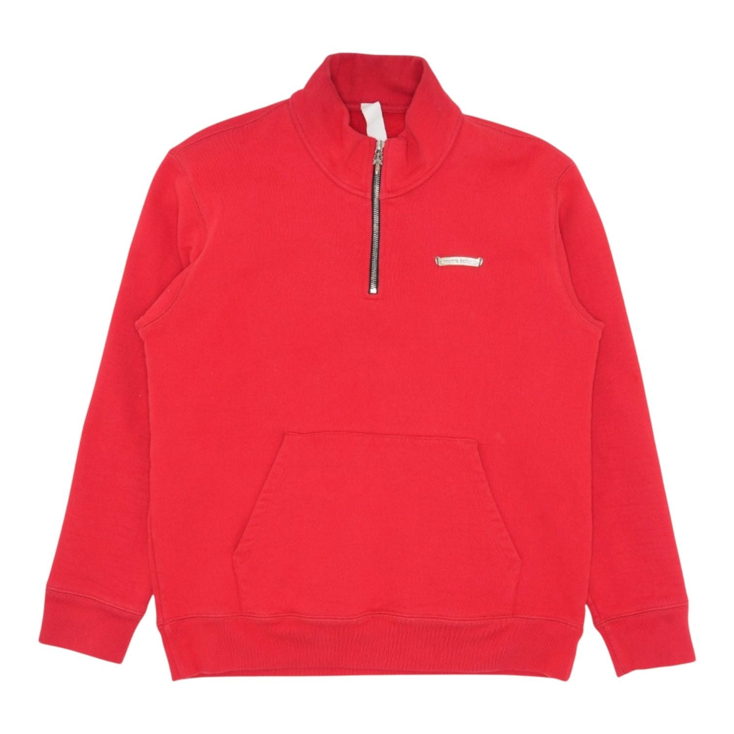 Chrome Hearts King Taco Quarter Neck Sweatshirt Red