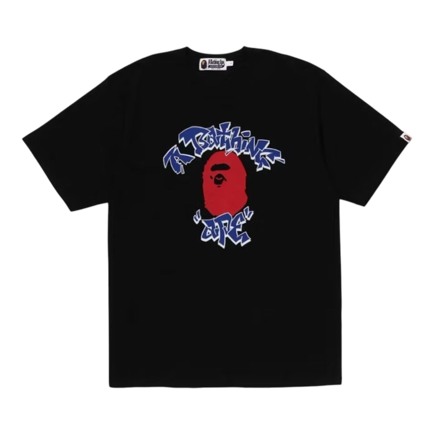 BAPE Graffiti College Tee Black