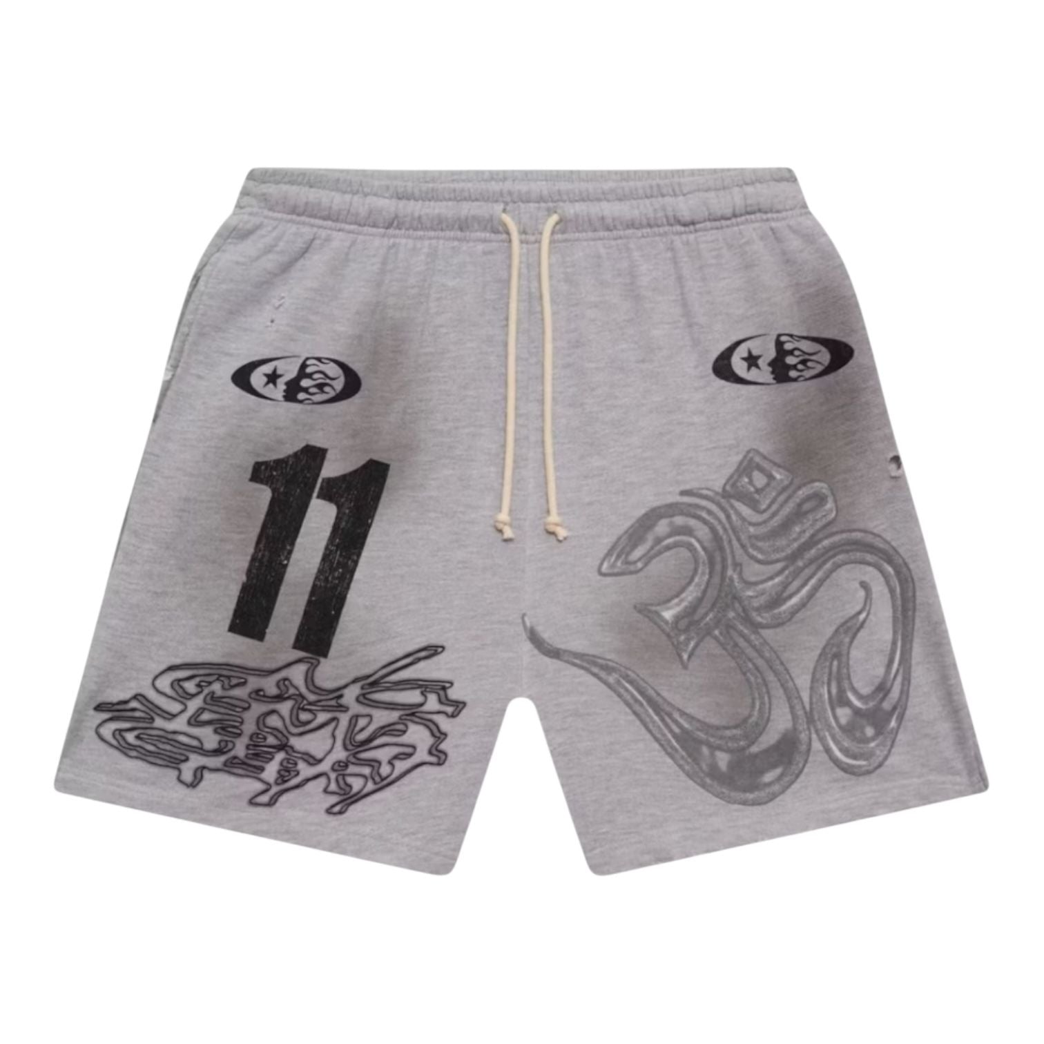 Hellstar Yoga Shorts Grey