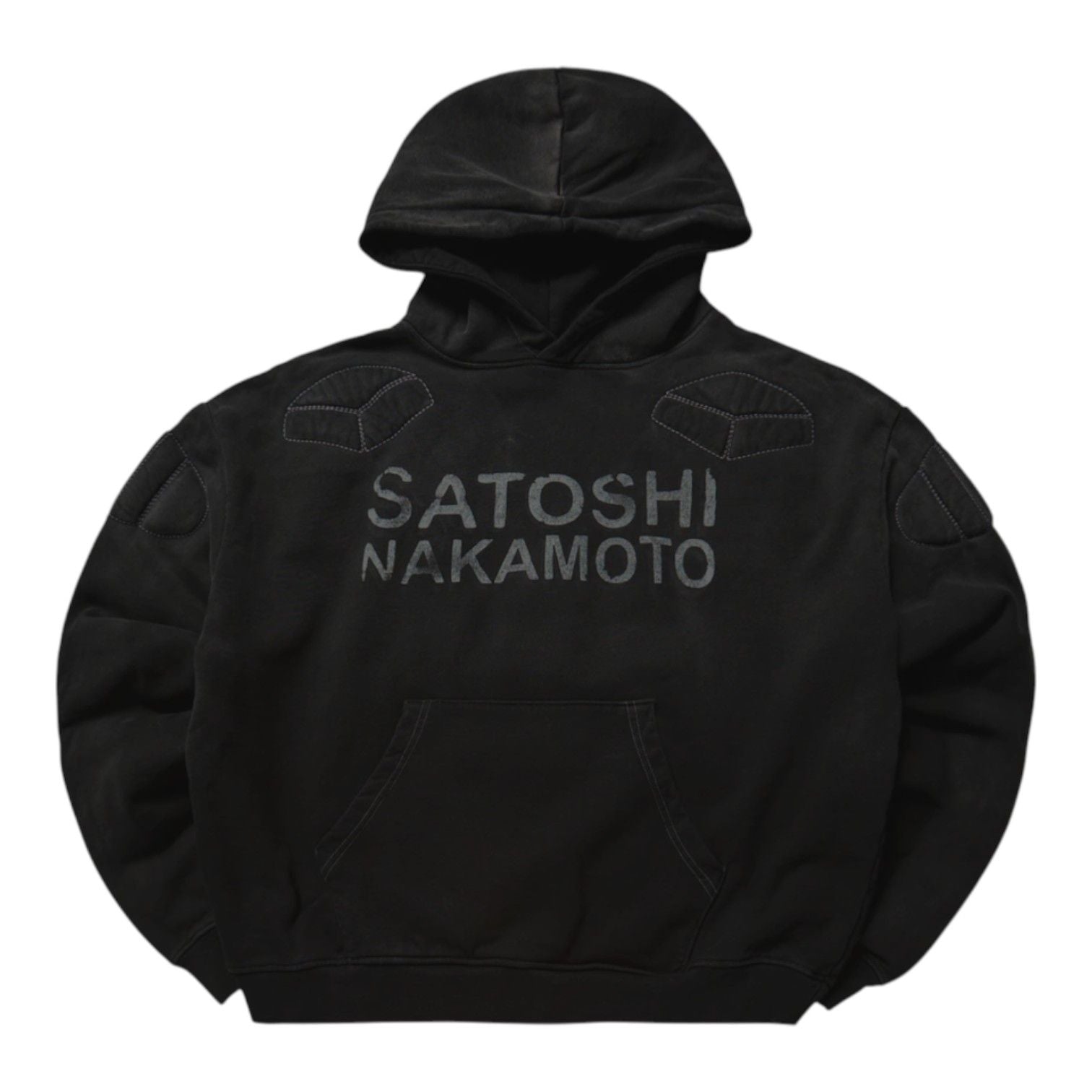 Satoshi Nakamoto Moto Hoodie Black