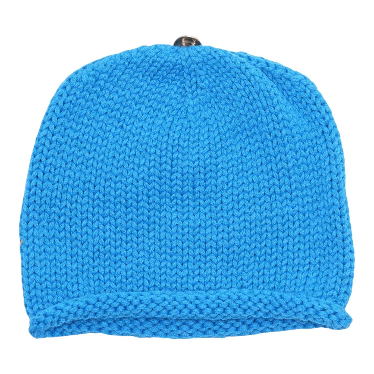 Chrome Hearts Cashmere Cross Patch Beanie Blue Purple