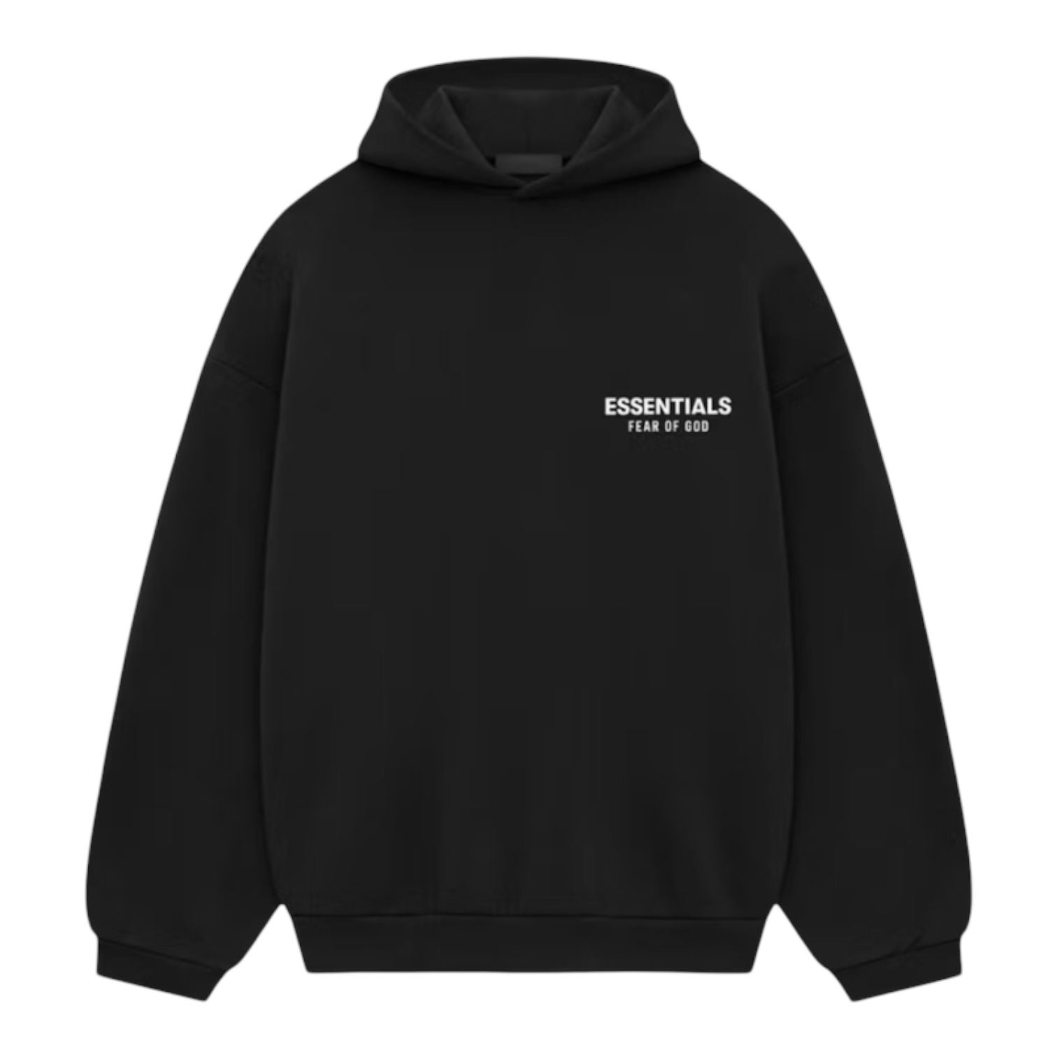 Fear of God Essentials Fleece Hoodie (FW24) Black