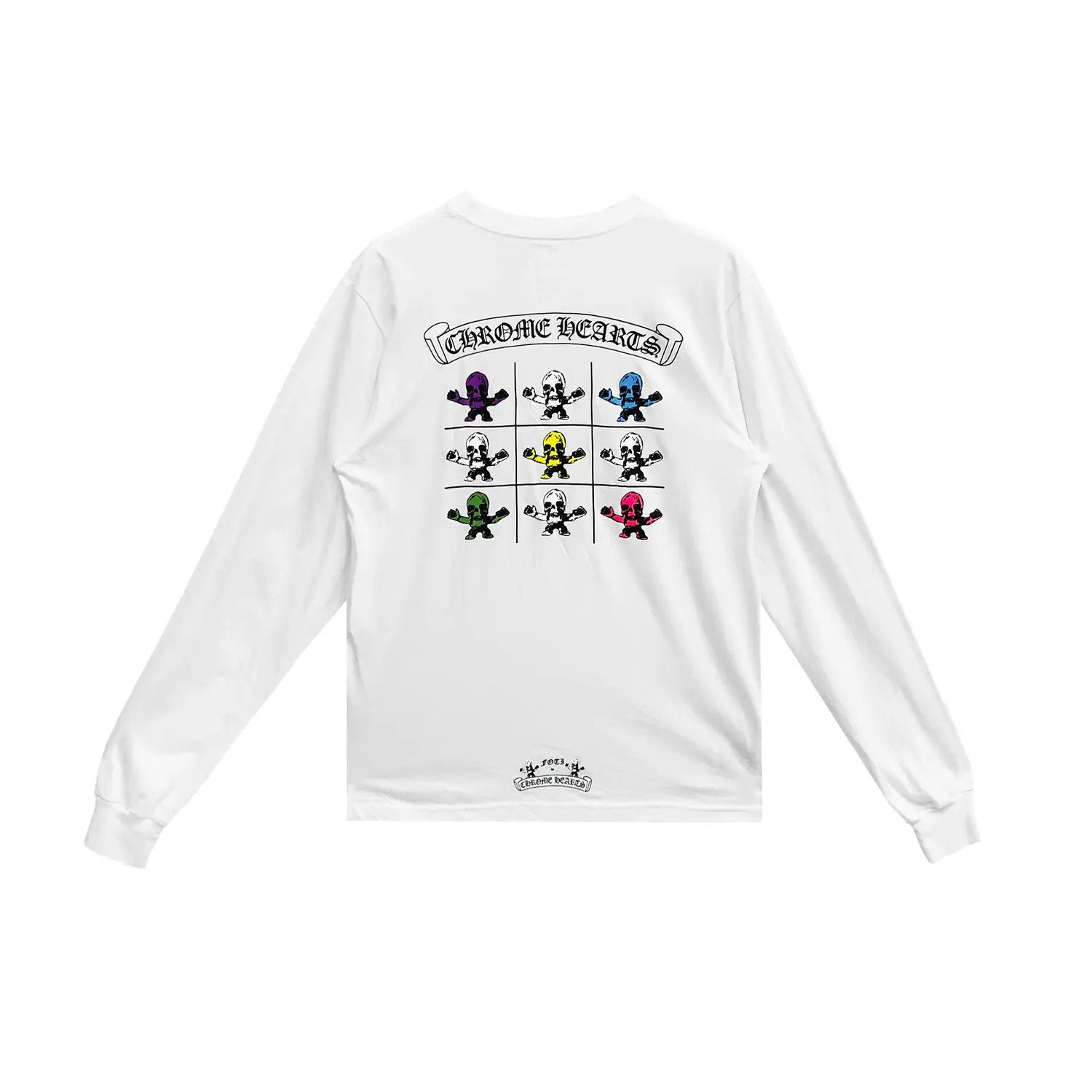Chrome Hearts Foti Tic Tac Toe L/S T-Shirt White