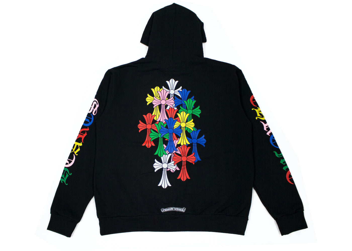 Chrome Hearts Multi Color Cross Cemetery Hoodie Black