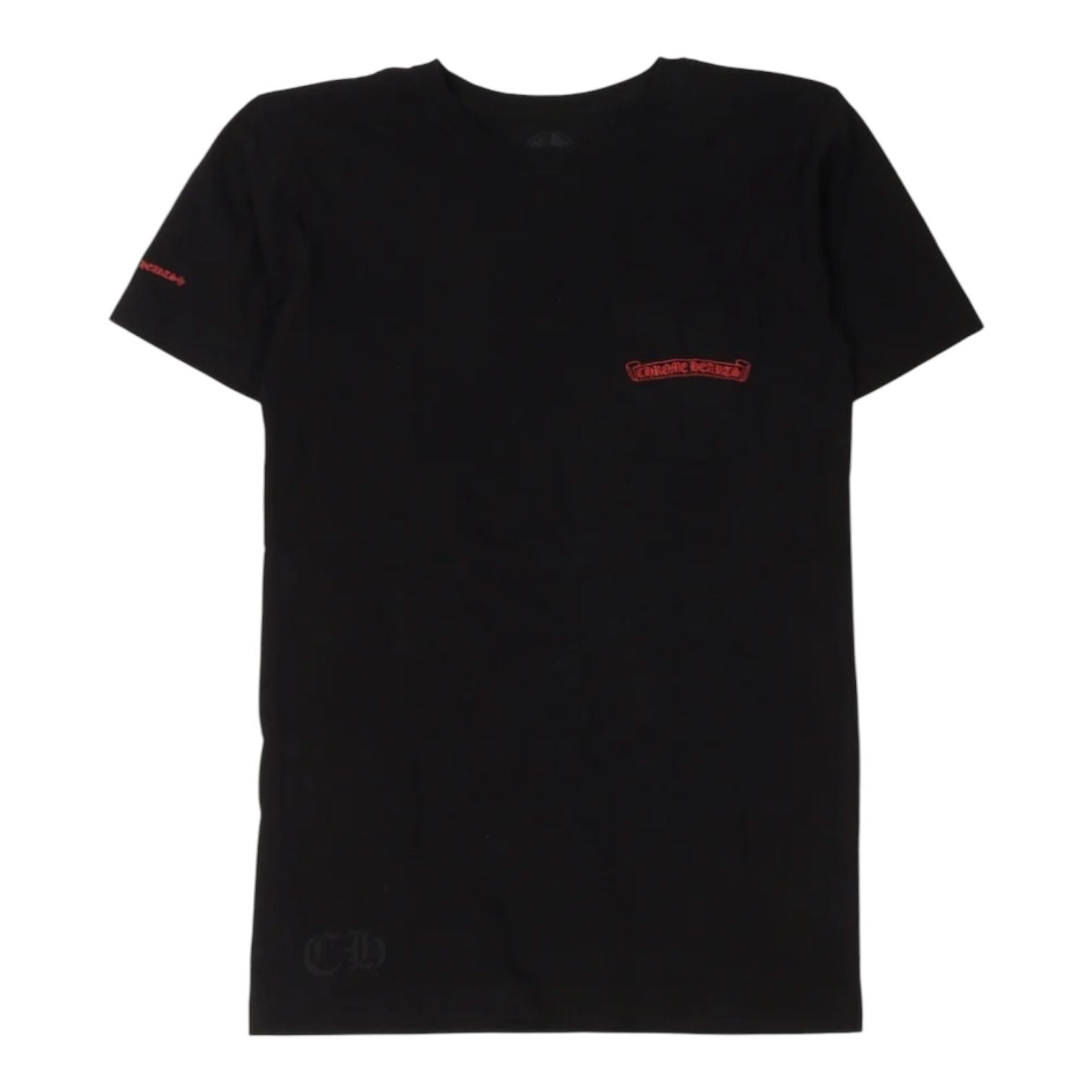 Chrome Hearts Horseshoe T-Shirt Black Red