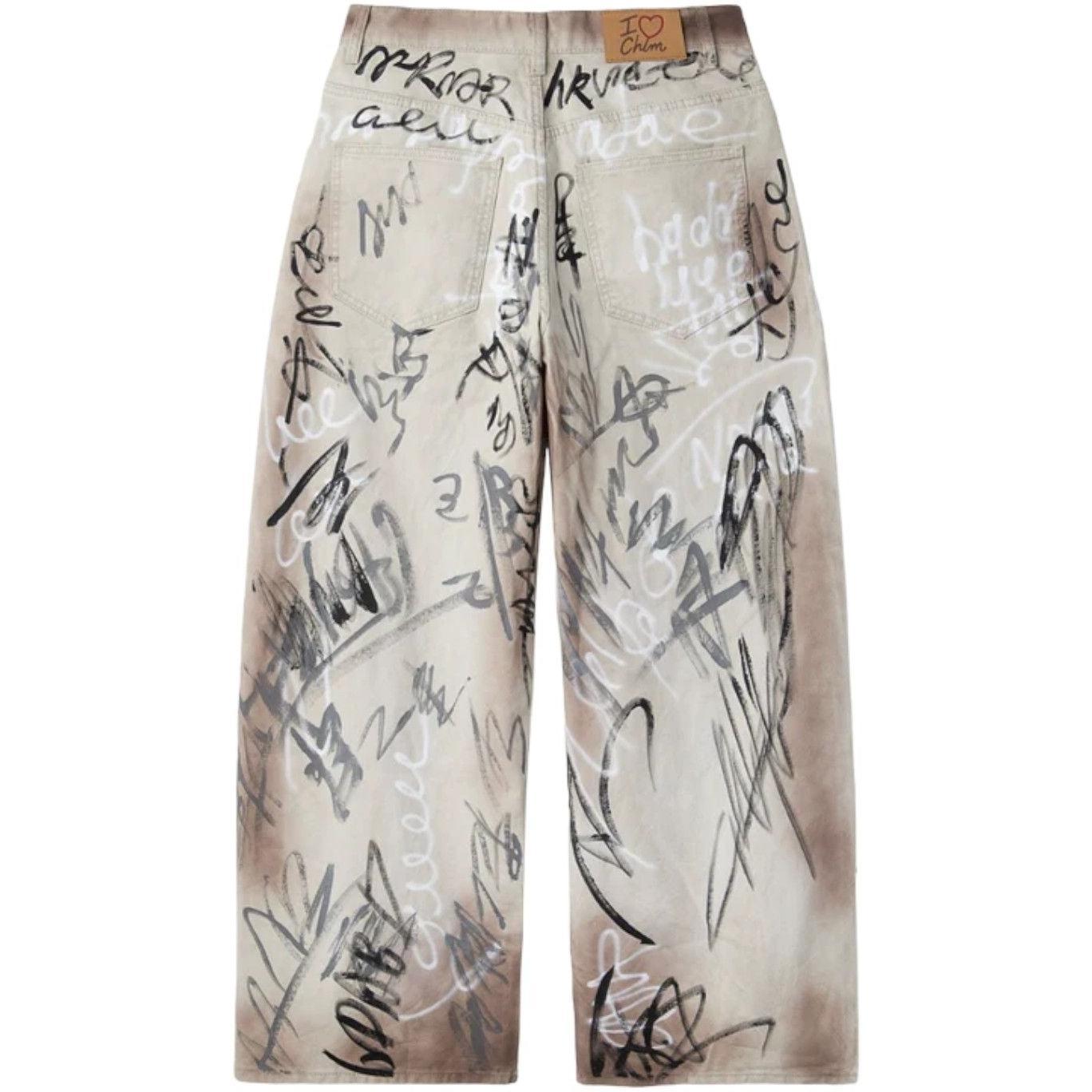 Happy Memories Don't Die HMDD Graffiti Chino Pants