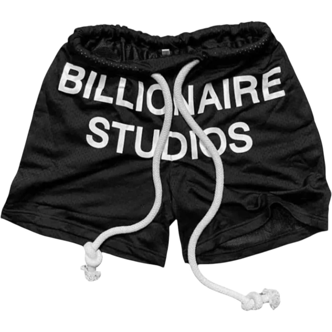 Billionaire Studios Bill Net Shorts Black