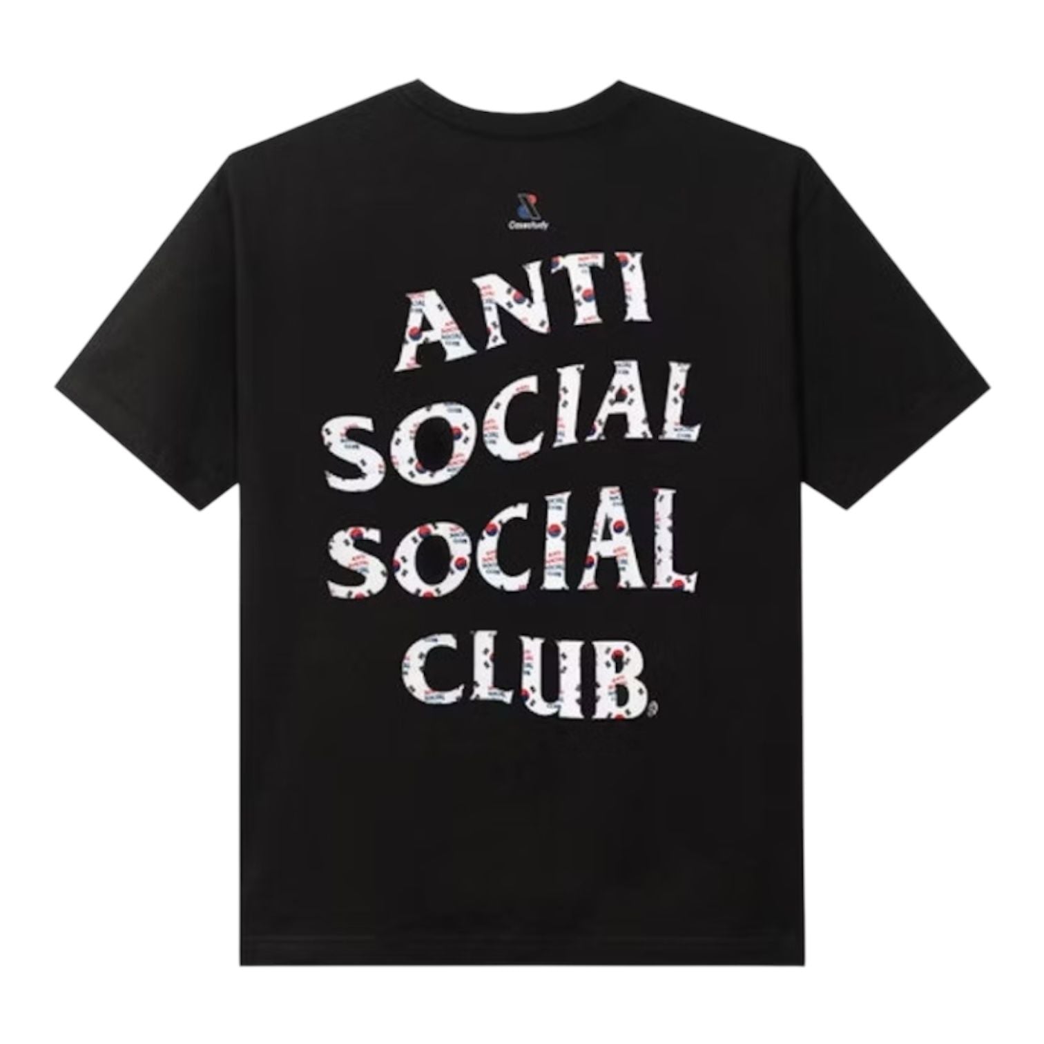 Anti Social Social Club Case Study Flag T-shirt Black