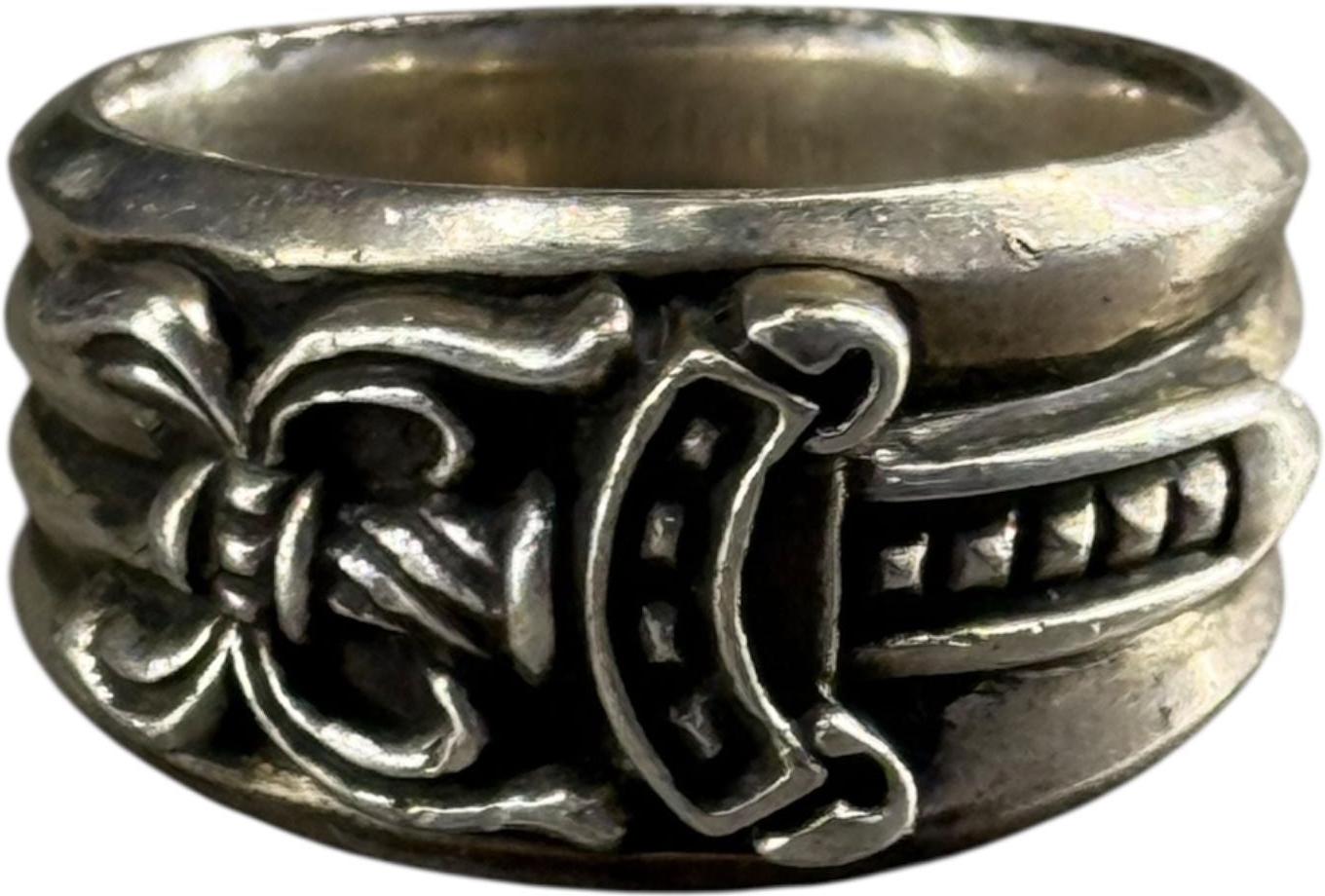 Chrome Hearts Dagger Silver Ring - Size 11