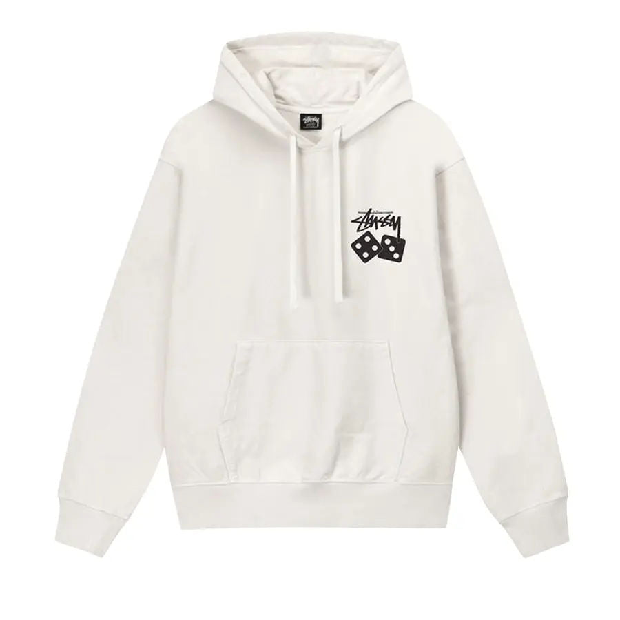Stussy Dice Pigment Dyed Hoodie Natural