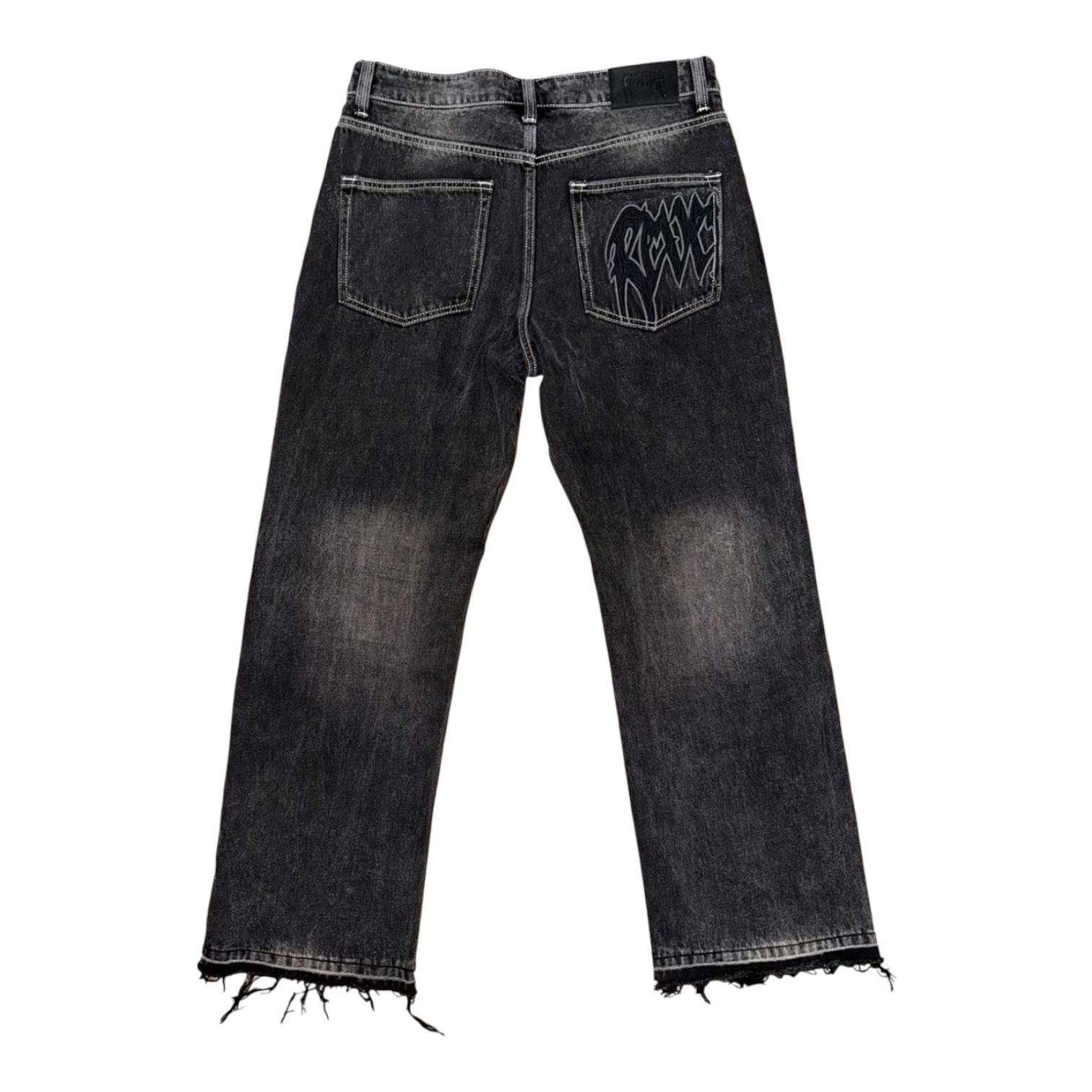 Revenge Thorn Denim Pant Black