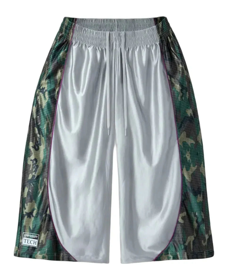 GV Gallery Raspberry Silver Camo B-Ball Shorts Grey