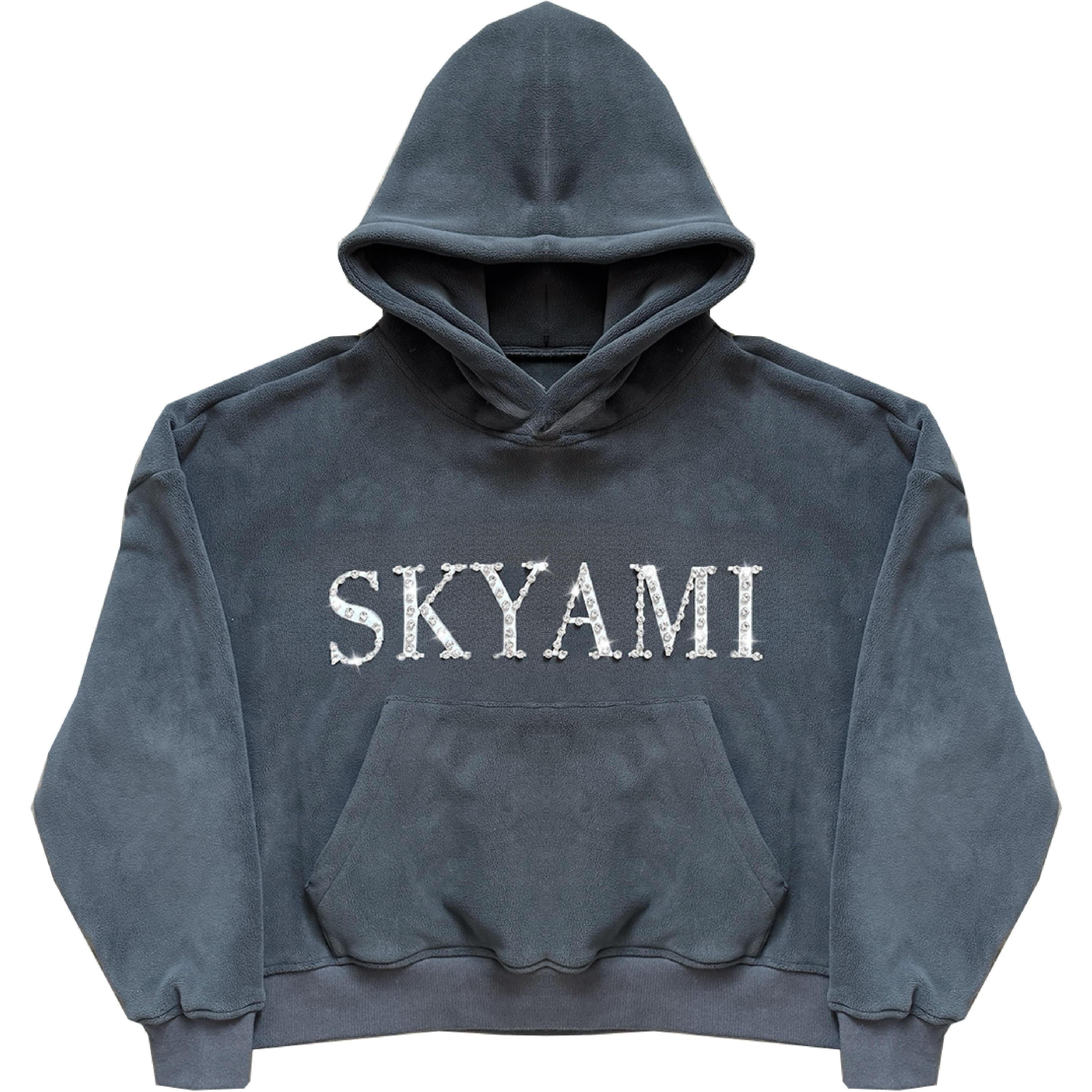 77 Studios Rhinestone Models Hoodie