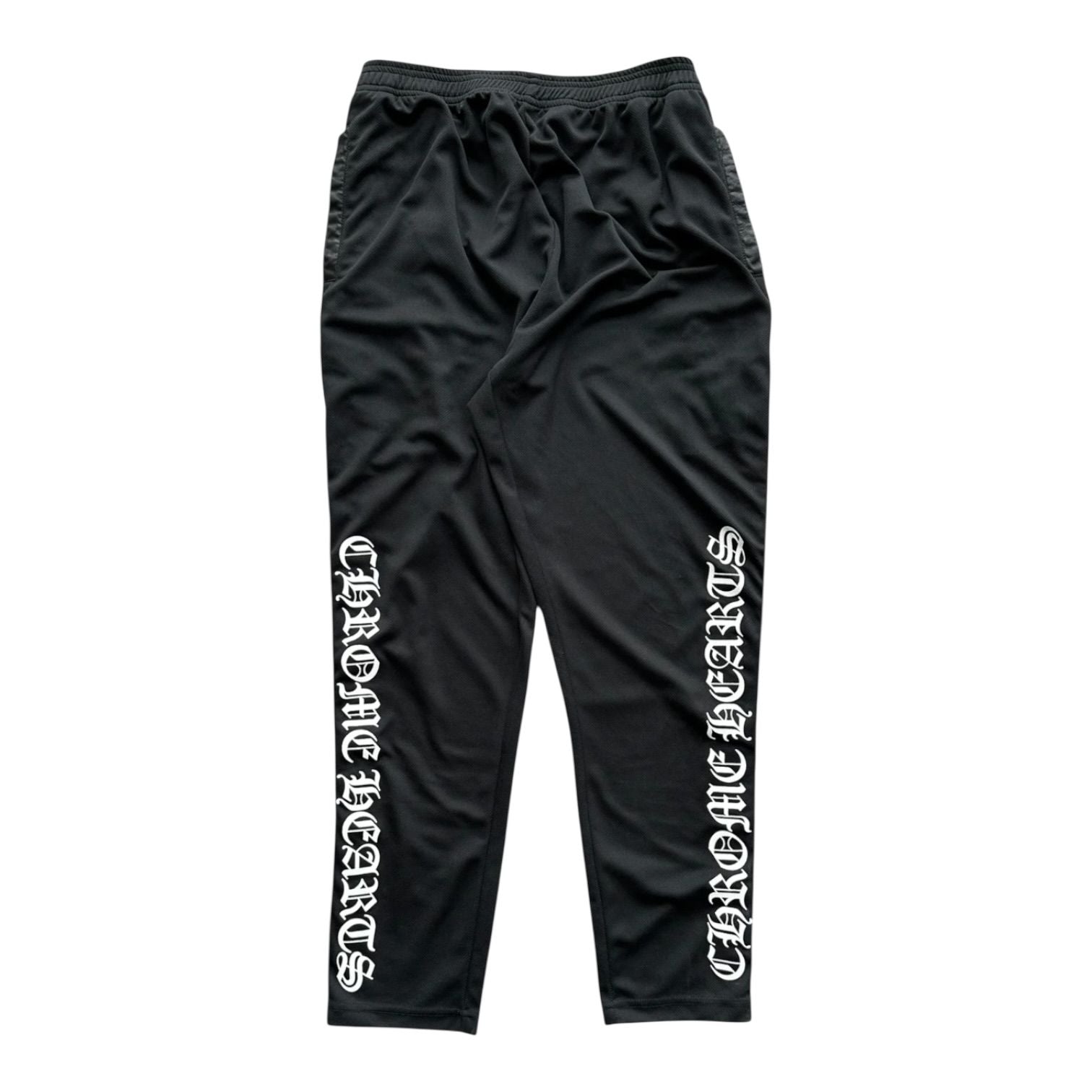 Chrome Hearts Snap Button Tearaway Track Pants Black/White