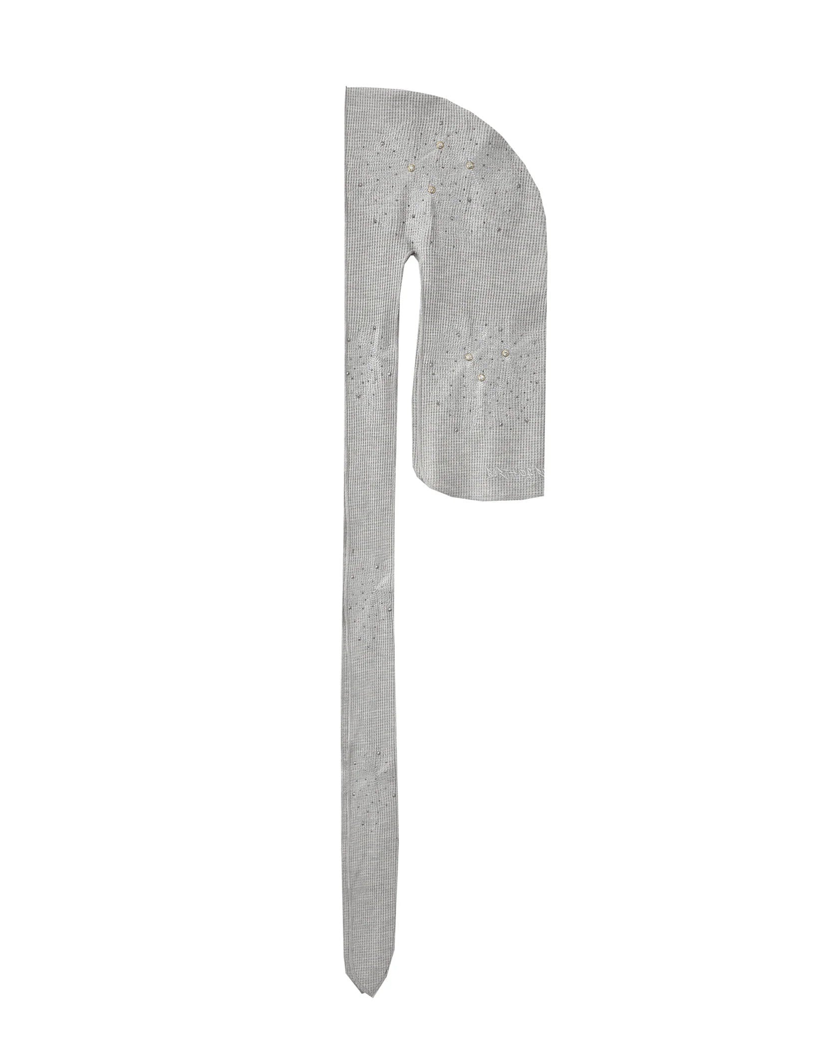 Birth of a Royal Child Fireworks Rhinestone Durag Grey